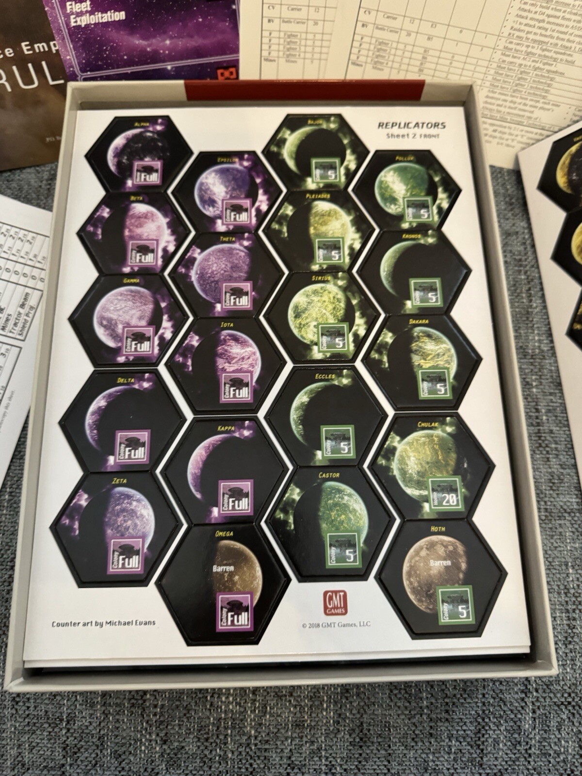 Space Empires: Replicators (open, unpunched) GMT Games GMT1717