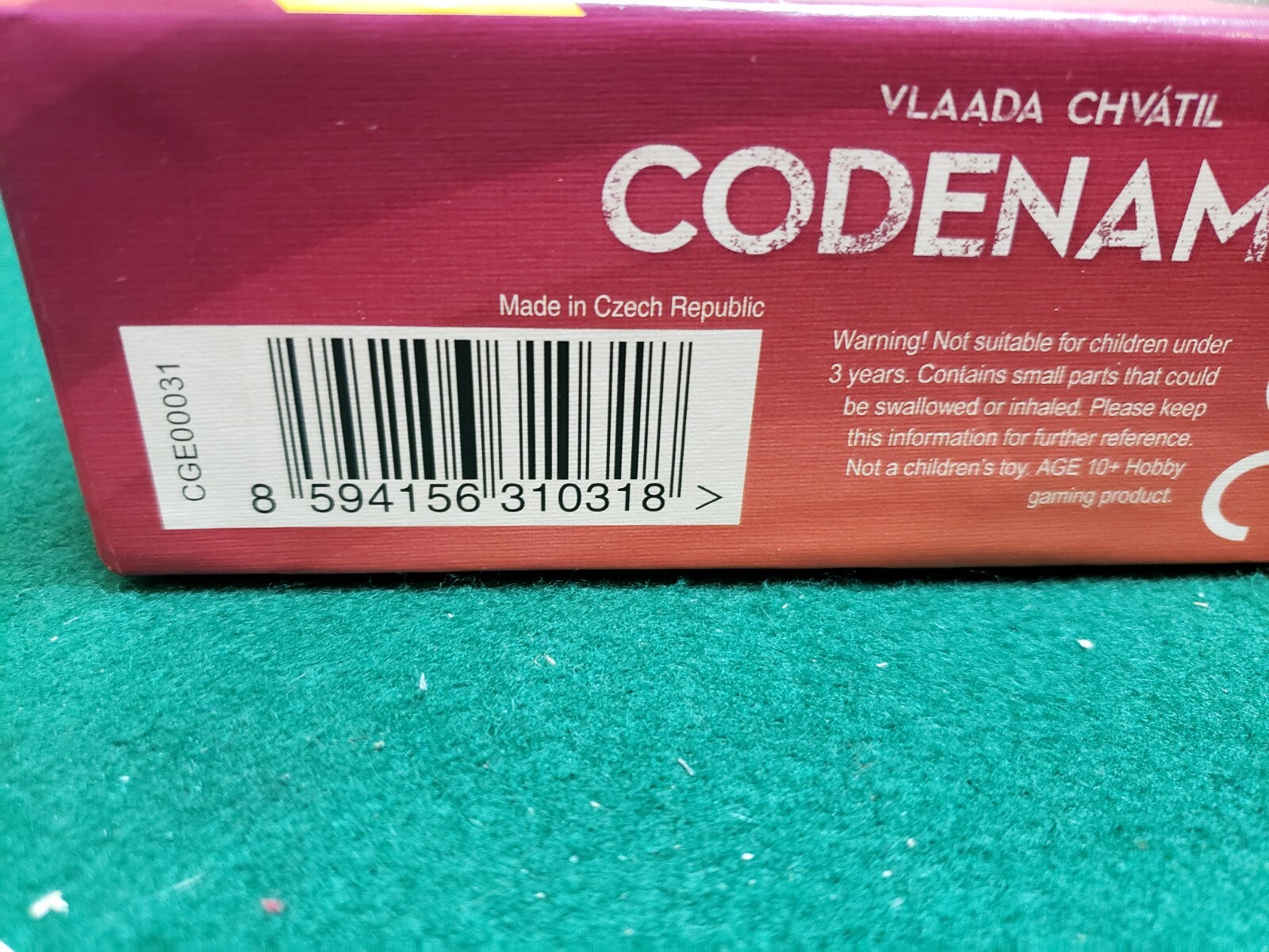 CODENAMES Board Game Czech Games Edition, New in open box