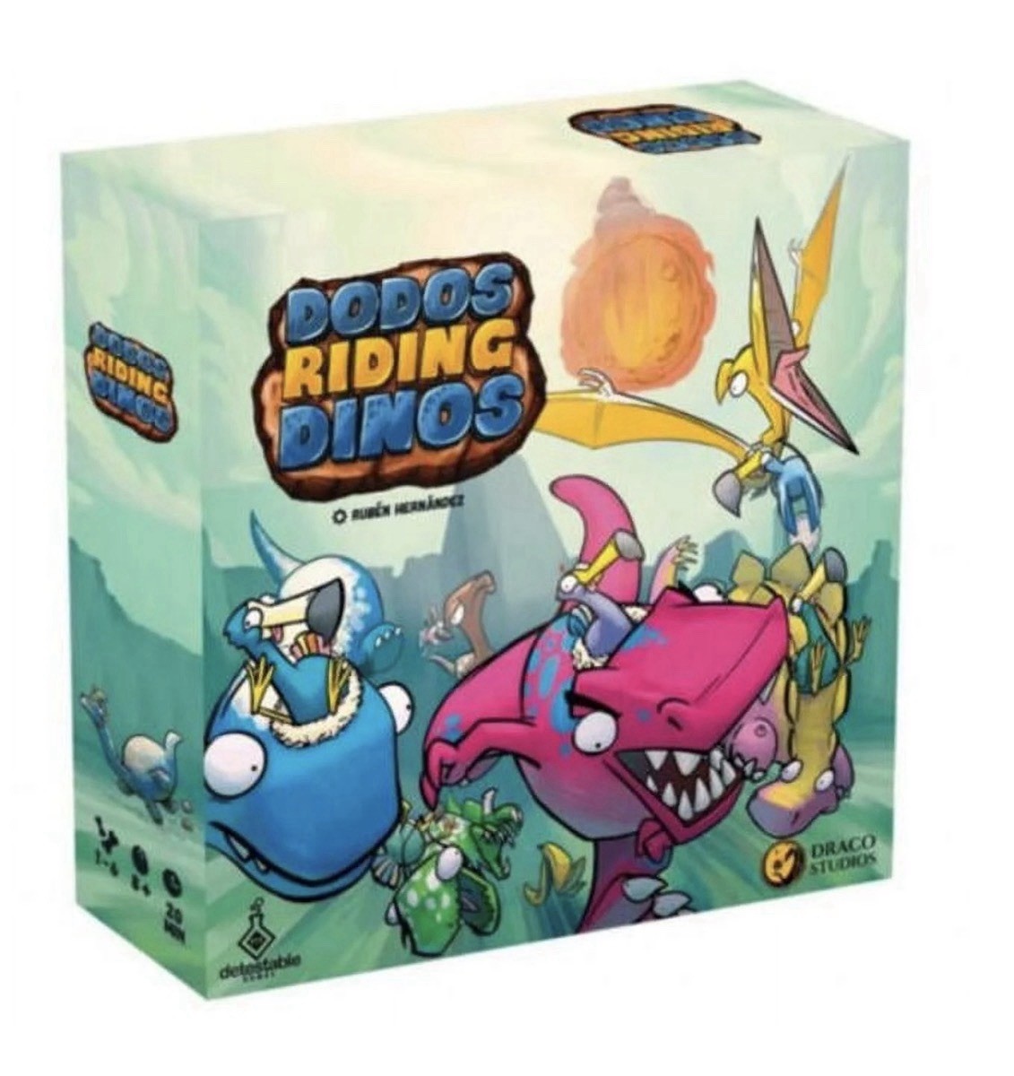 Dodos Riding Dinos Racing Board Game Draco Studios Brand New Sealed
