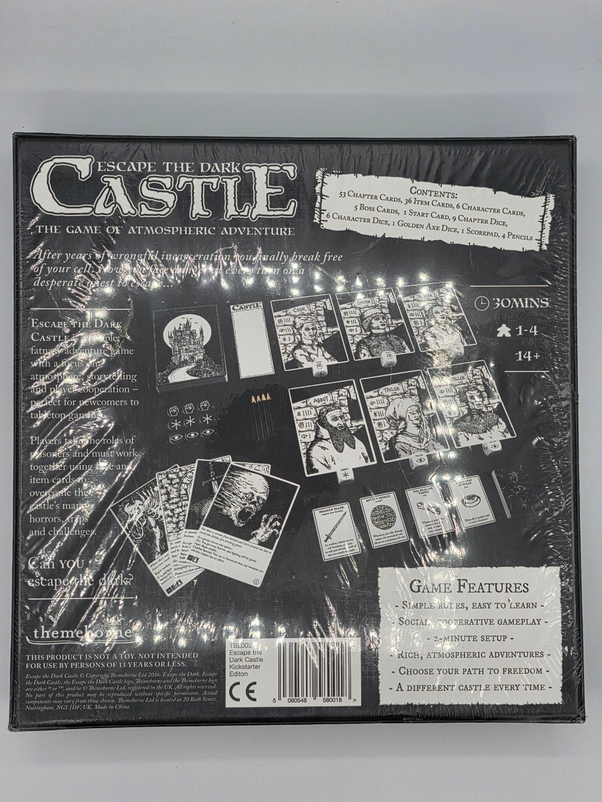 Themeborne Escape The Dark Castle Game Kickstarter Ed. TBL002