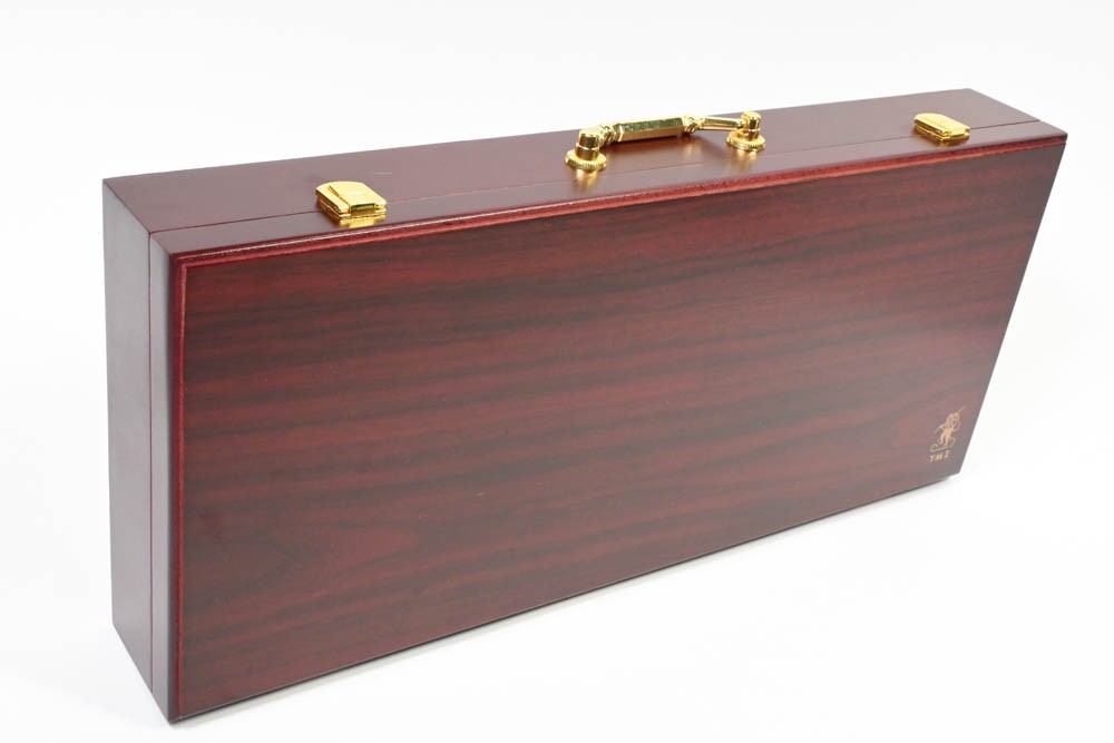 American Mahjong “Classic Royale II” 166-Tile Pusher Wood Case US-AM008-AN