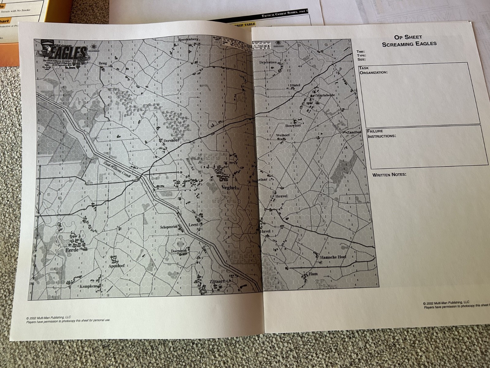 MMP Screaming Eagles In Holland-101 st Airbone defense of Hell;s Highway 1944- 5