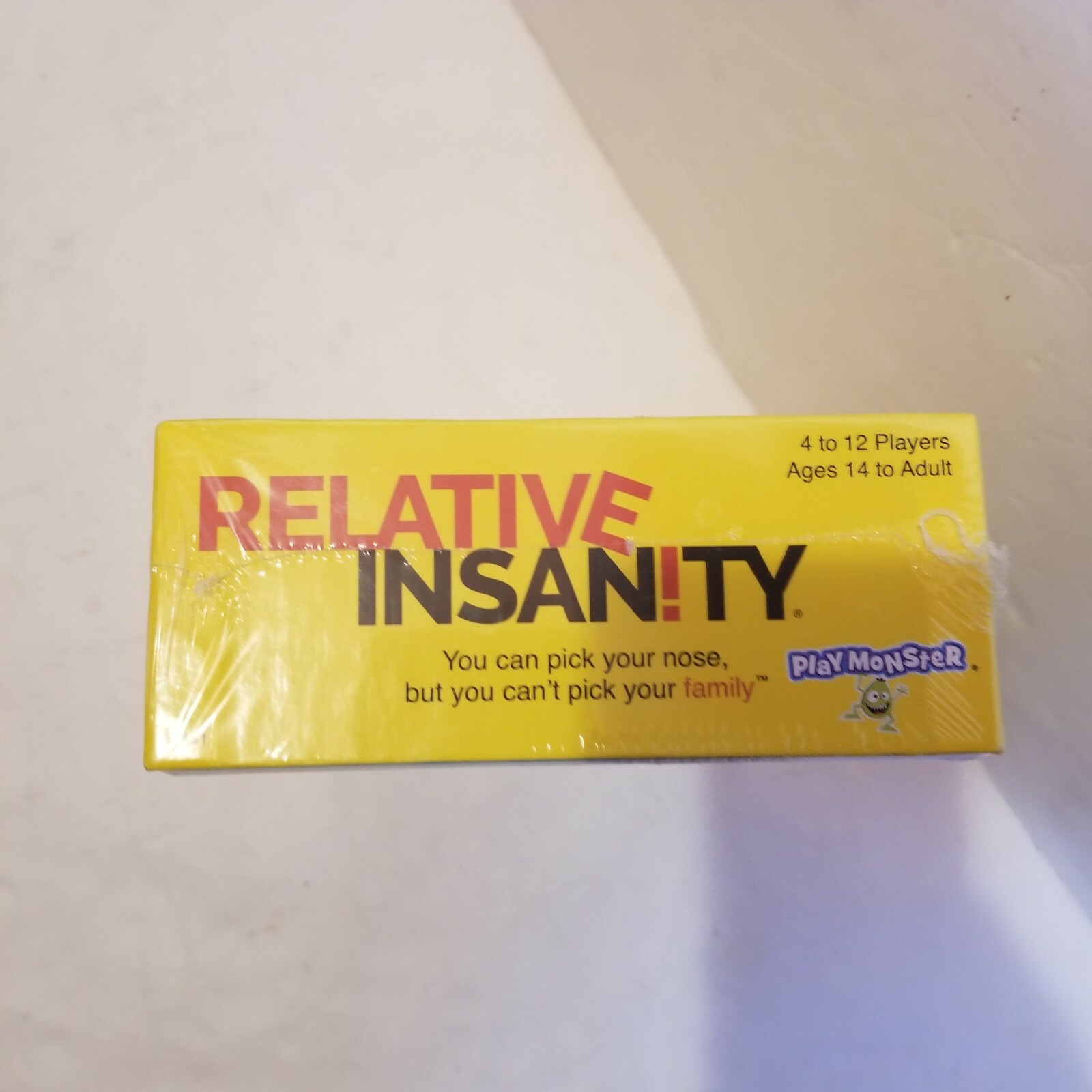 RELATIVE INSANITY Party Game About Crazy Relatives NEW Jeff Foxworthy – Gift