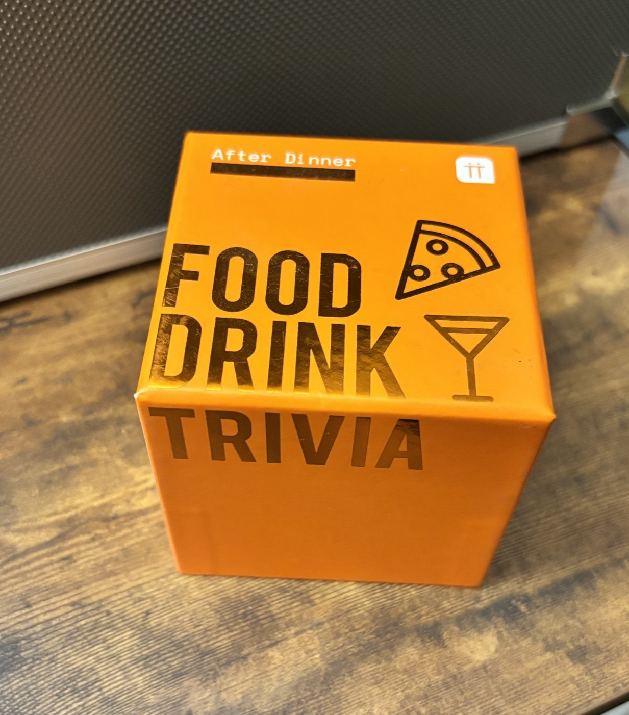 Talking Tables After Dinner Food & Drink Trivia Card Game 120 Questions Foodies