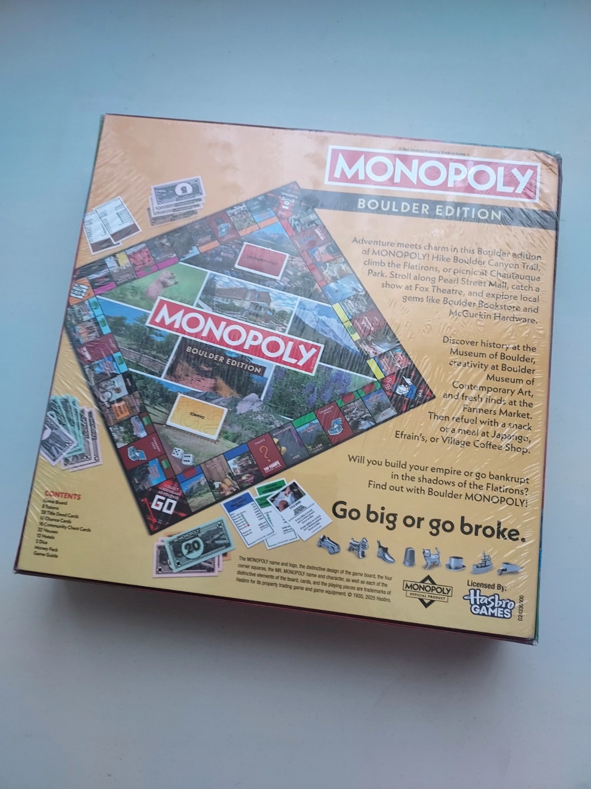 Monopoly Boulder CO Board Game USA City Edition – New & Sealed