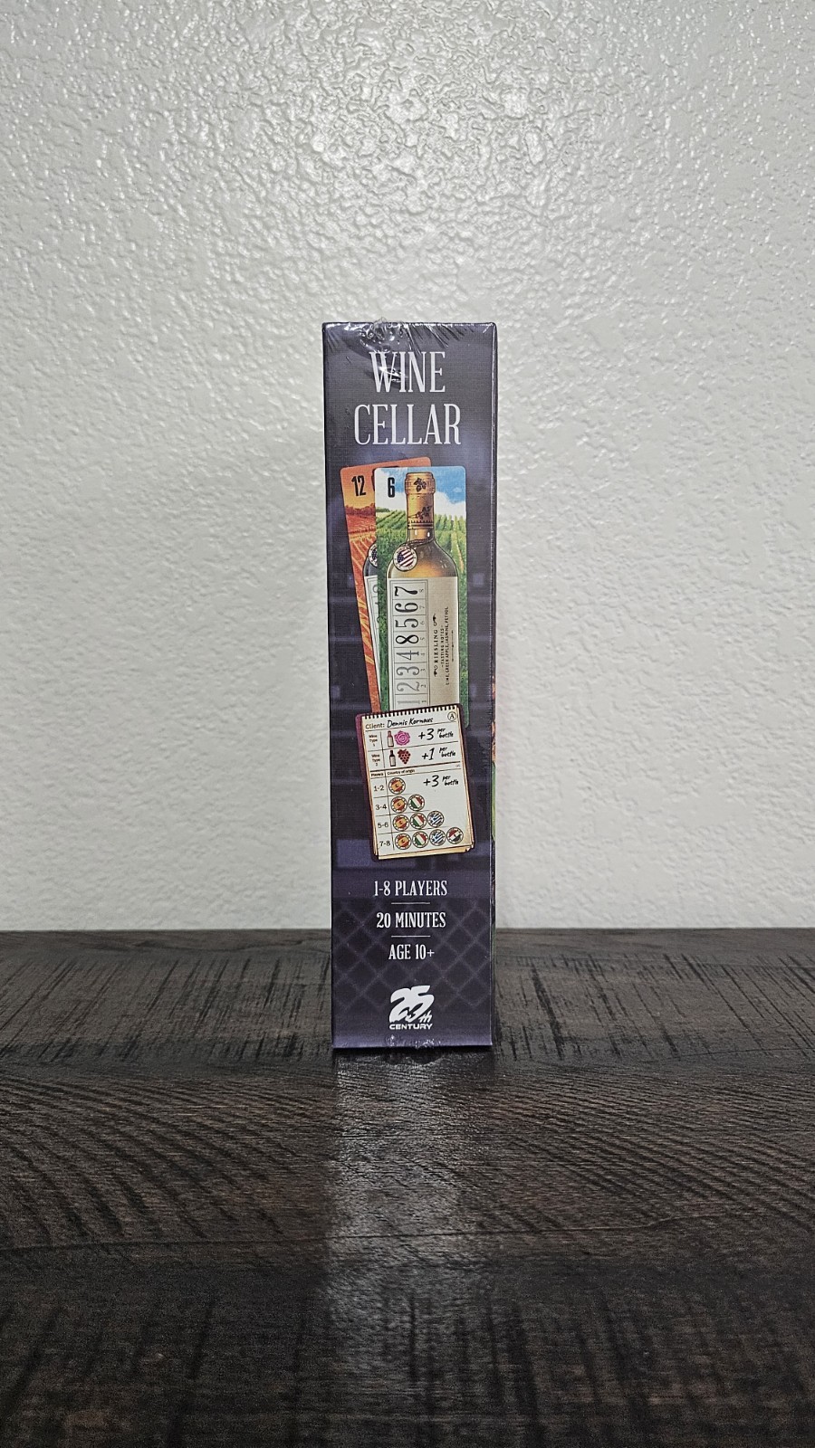 25th Century Games: Wine Cellar. New In Shrink. Bonus Cards. Free Shipping
