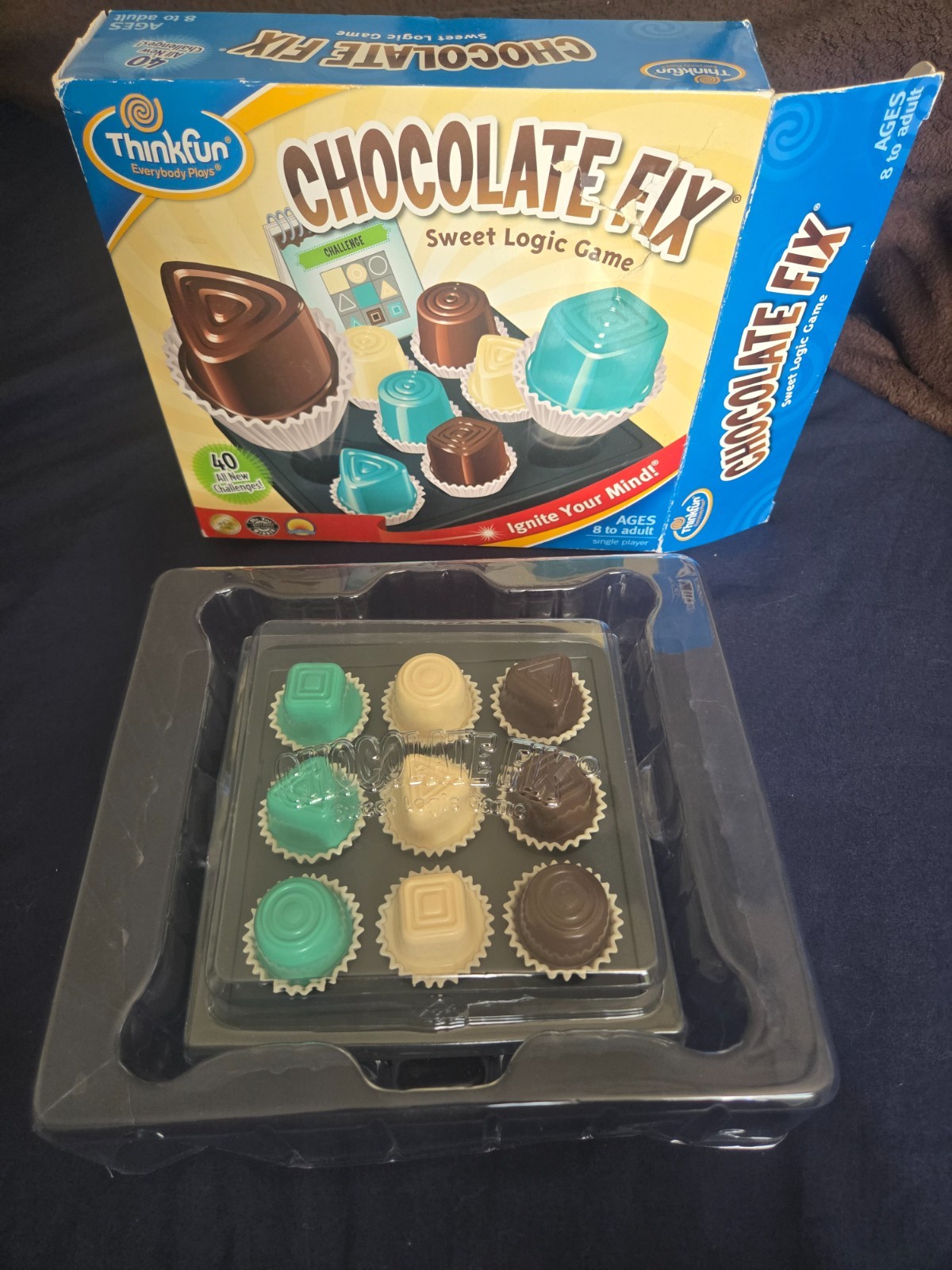 HARD TO FIND– Thinkfun Chocolate Fix Sweet Logic & STEM Game EUC AGES 8^UP