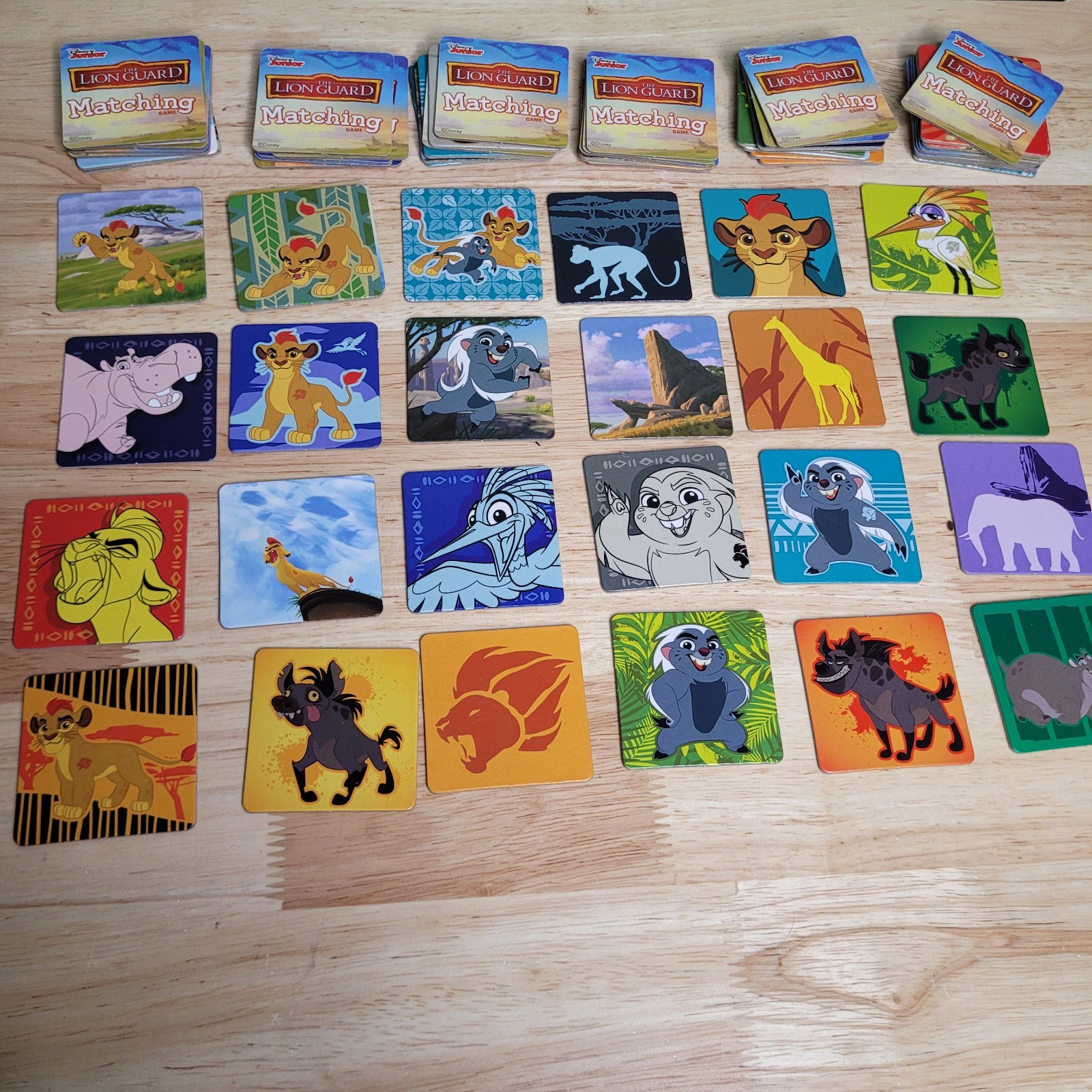 Lion Guard Matching Game Disney Junior Wonder Forge 71/72 Pieces Missing 1