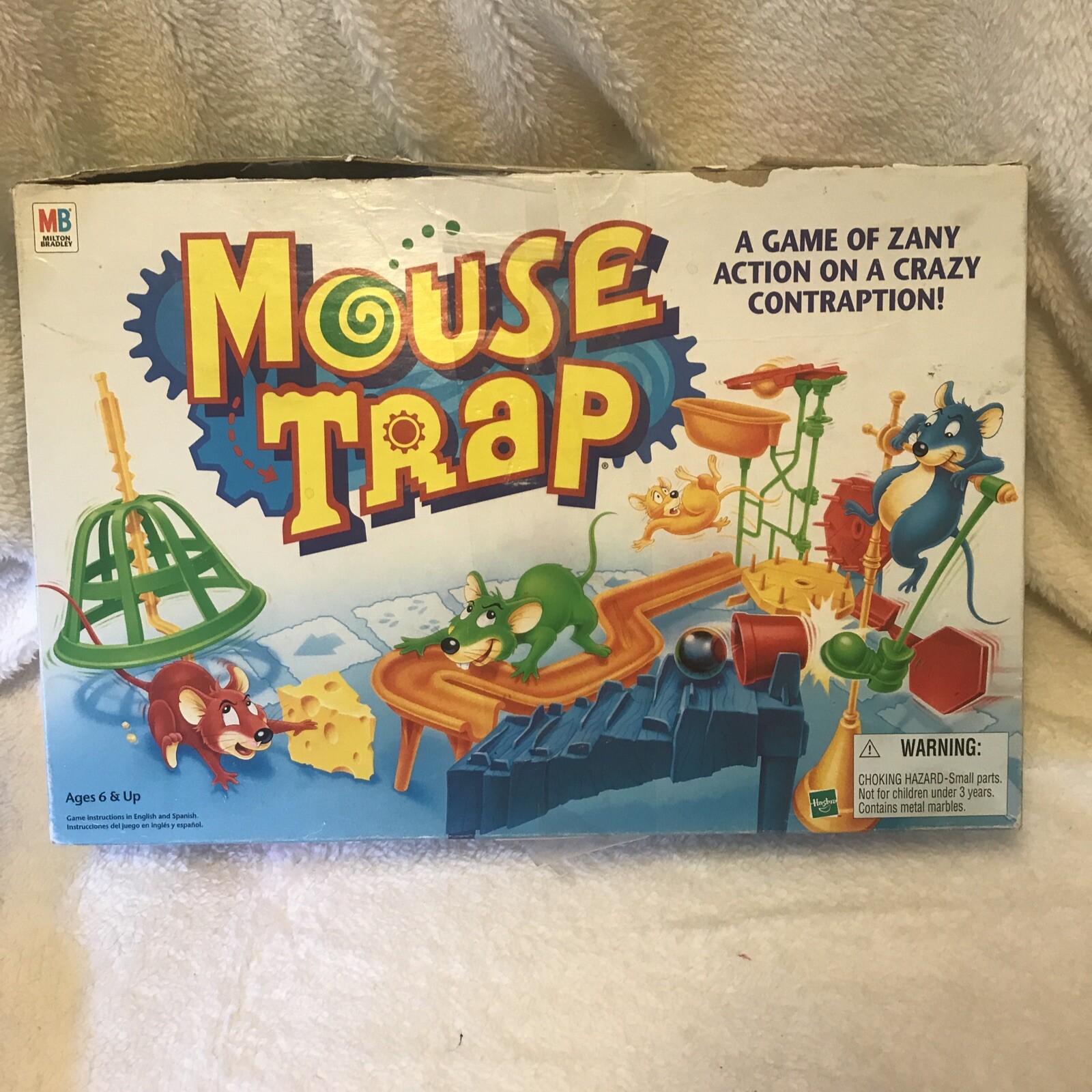 1994 Mouse Trap Board Game Milton Bradley Cheese Original