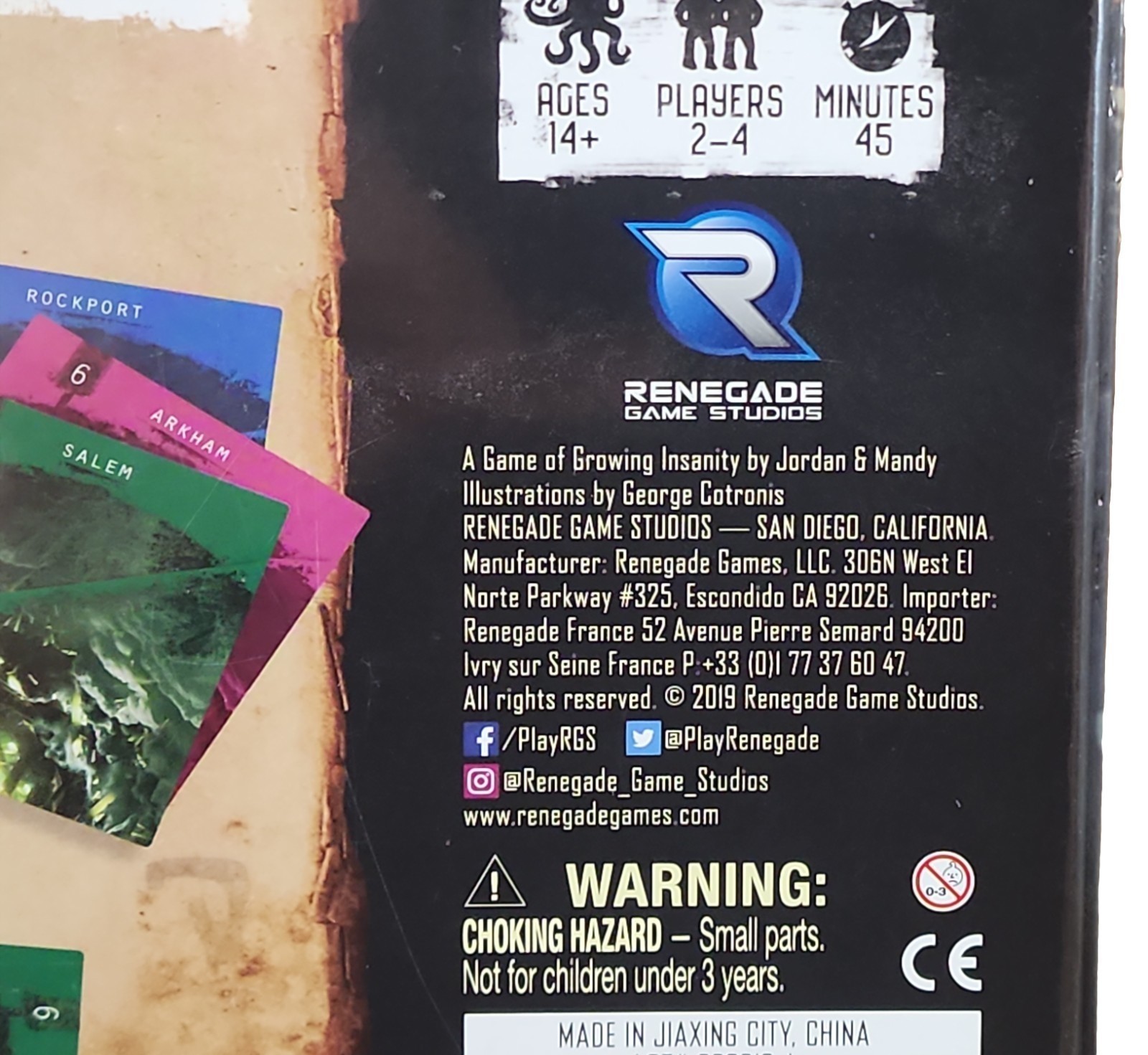 Gates of Delirium: Renegade Game Studios Horror & Monster Complete Board Game