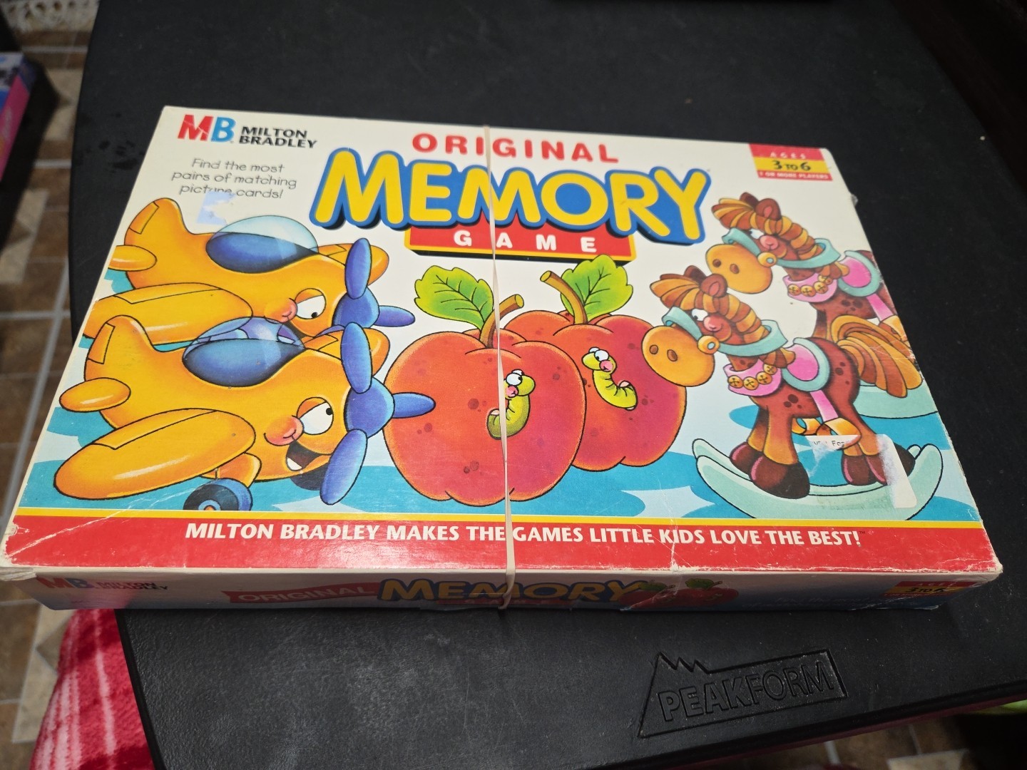Vintage Original Memory Matching Game 1996 Milton Bradley Complete Ages 3-6