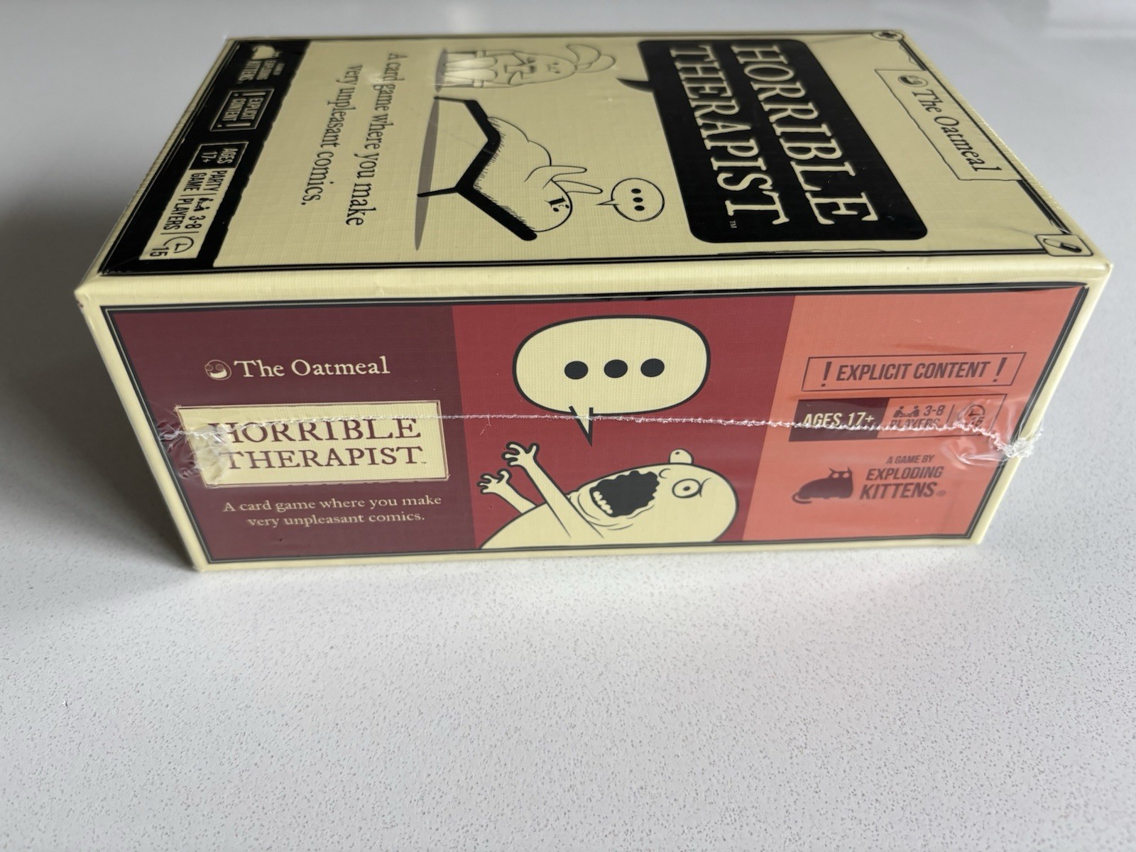 Horrible Therapist Adult Party Game Ages 17+ Mature Humor Card Game – Brand New
