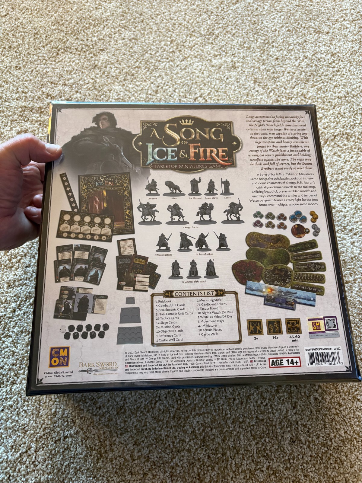 CMON A Song of Ice & Fire Night’s Watch Starter Set – New In Shrink Wrap