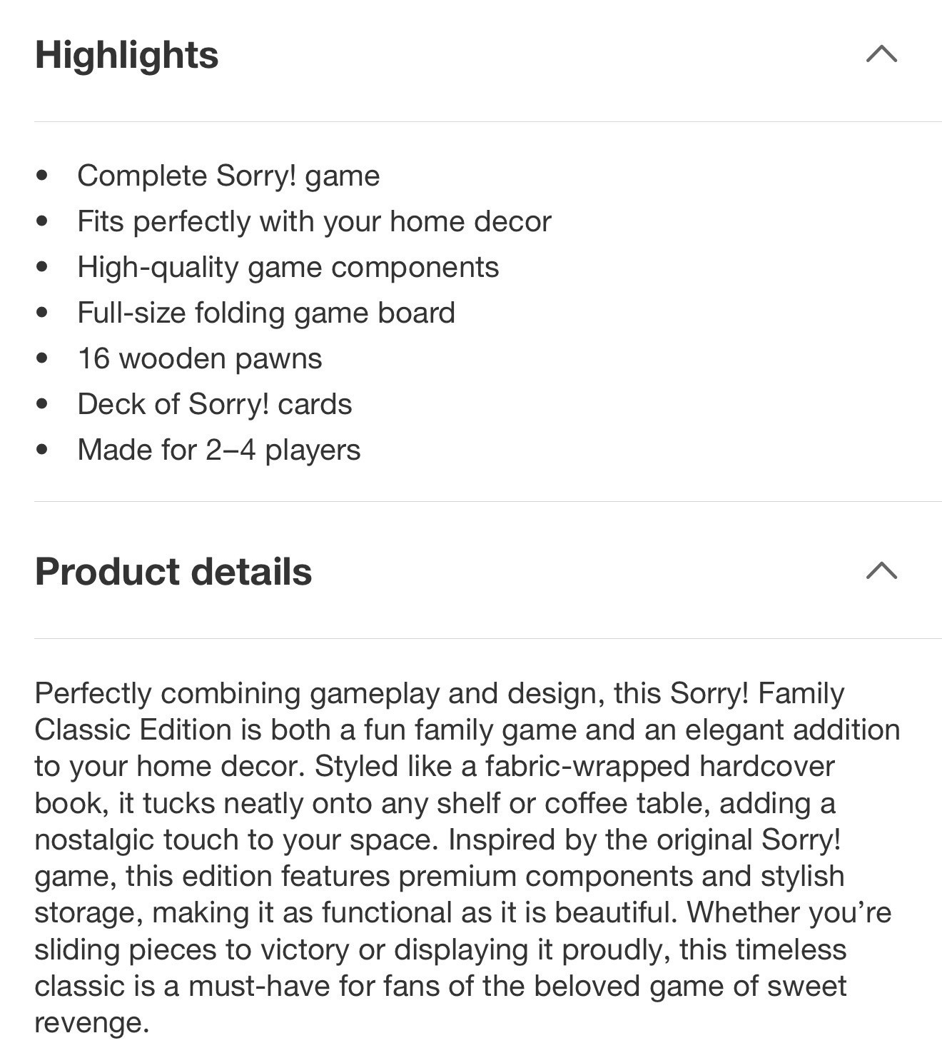 Sorry! Board Game – Hearth & Hand with Magnolia