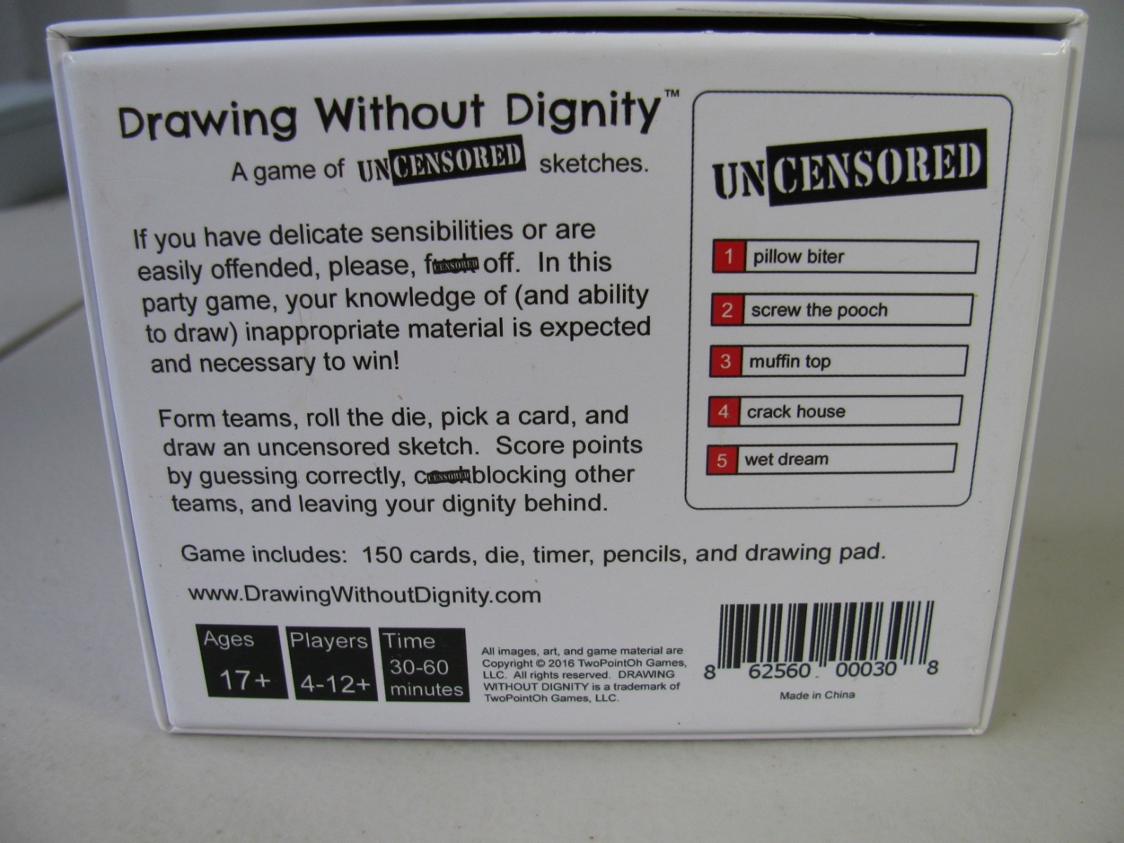 Drawing Without Dignity A Game of Uncensored Sketches Adult Content-Complete Set