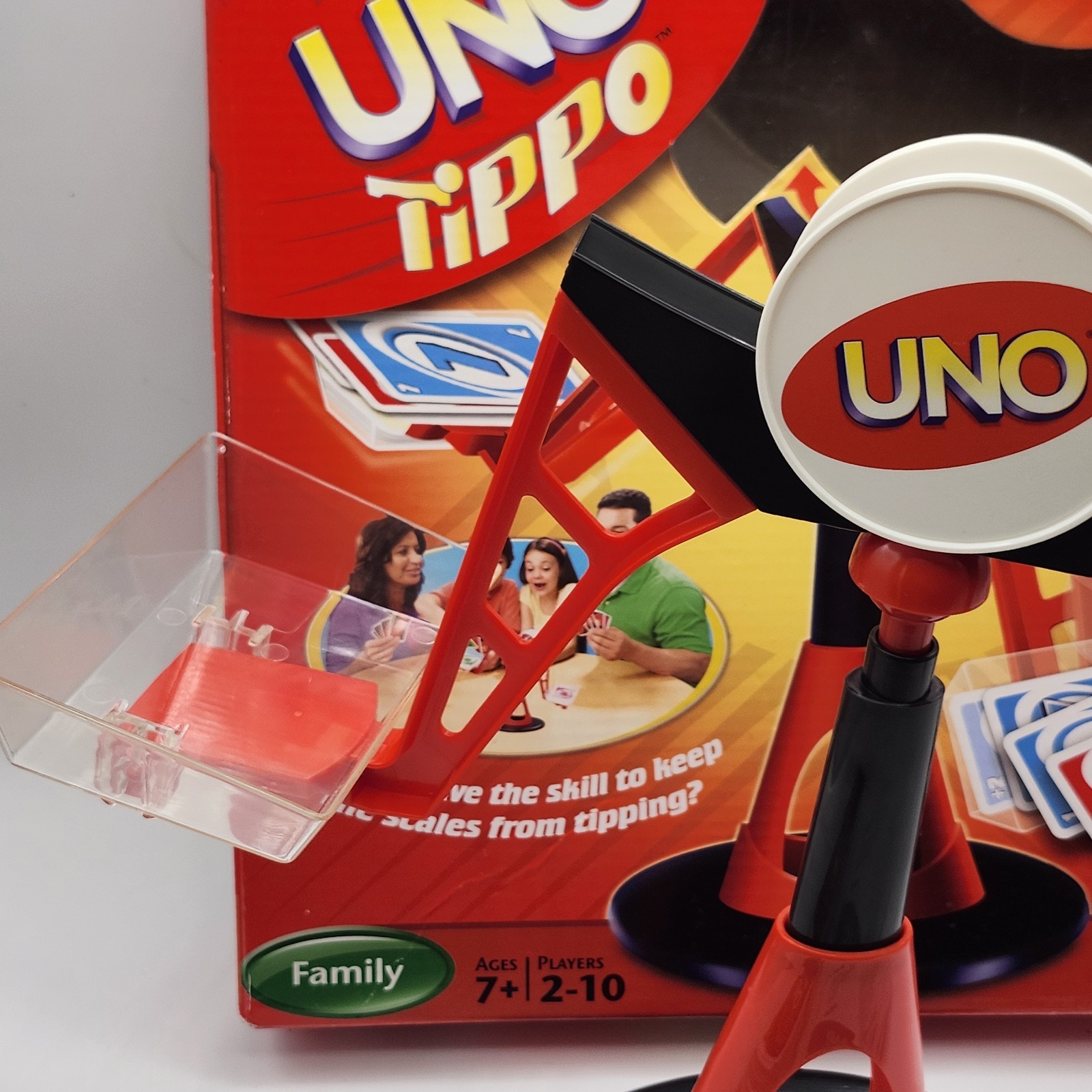 UNO Tippo Game of Skill by Mattel 2009 100% Complete w/ Instructions