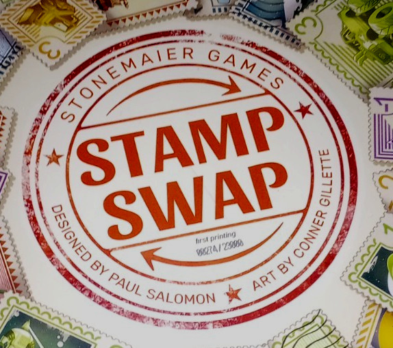 Stamp Swap Board Game by Stonemaier Games – First Printing # 274 of 2300 – New