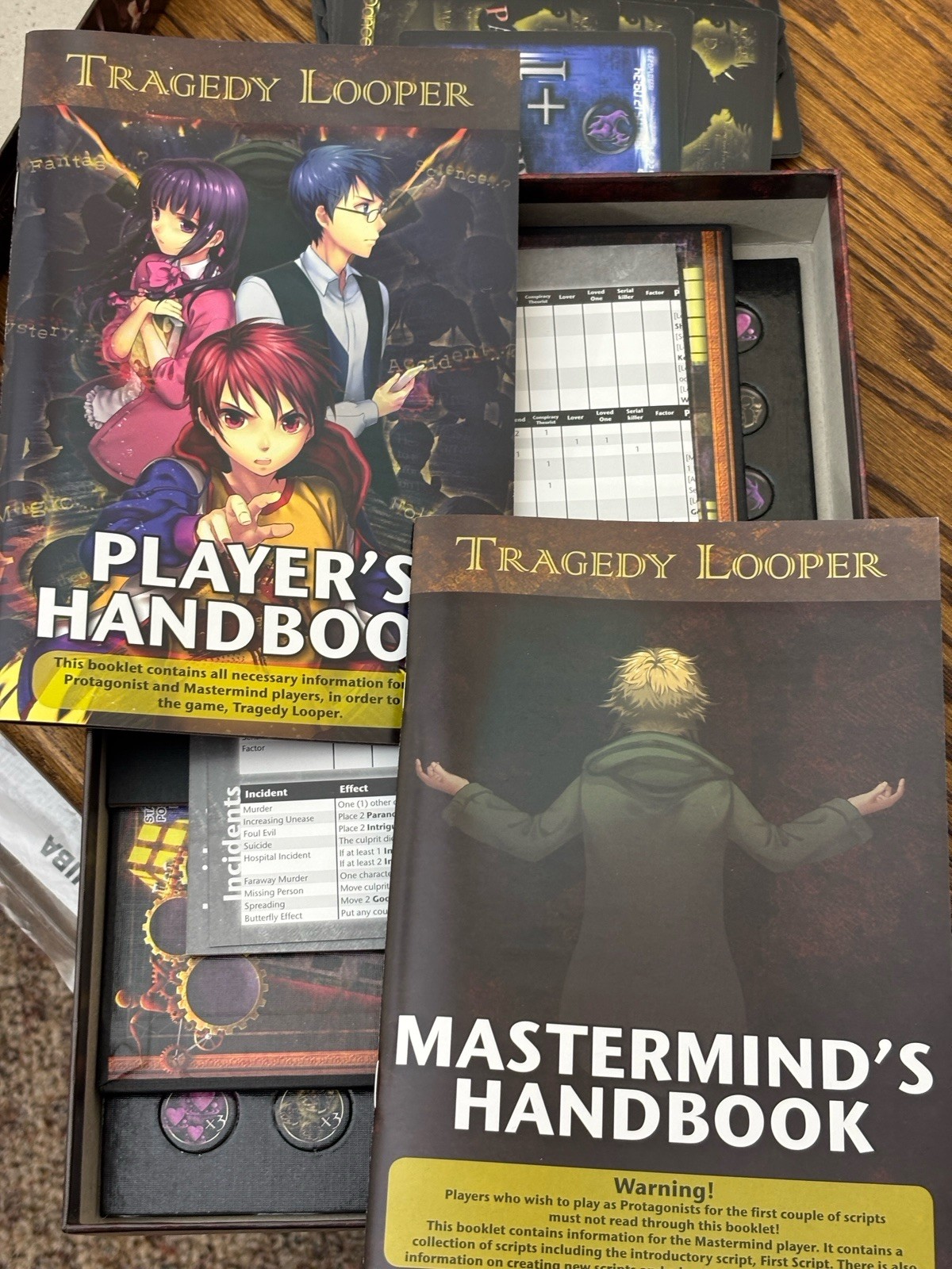 Z-Man Games Tragedy Looper Board Game 2014 Edition, Unpunched/Unplayed