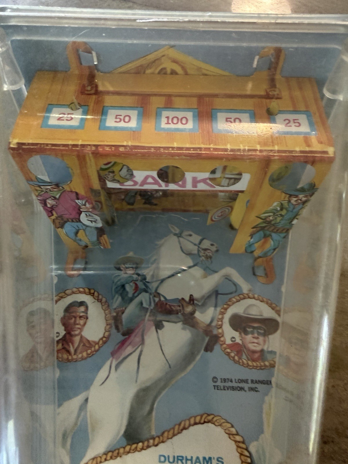 Durham Lone Ranger Automatic Action Arcade Shooting Gallery Game 1974
