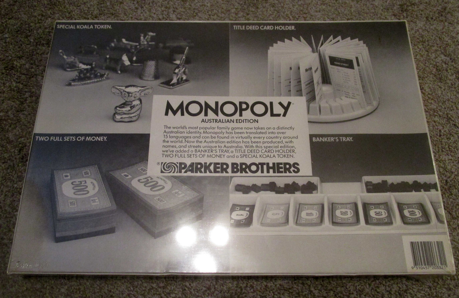 Four vintage non-US monopoly sets – Australia, Israel, Hong Kong, Venezuela