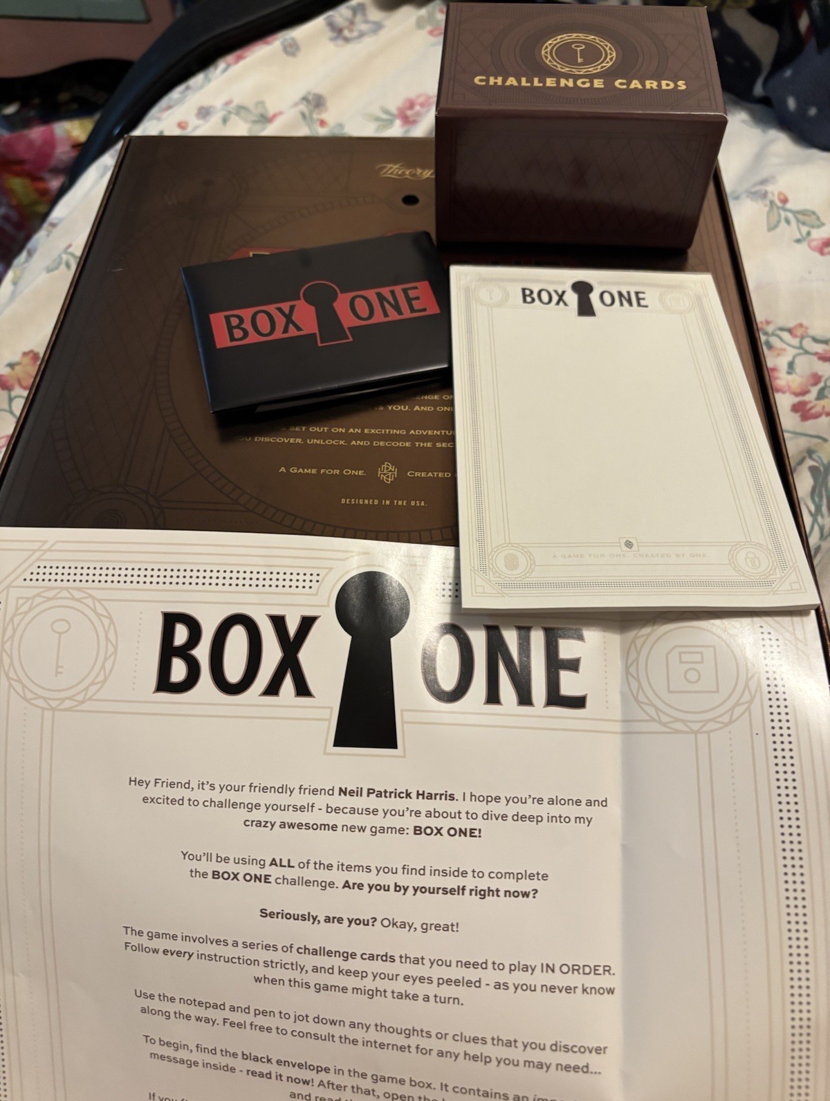 Theory11 Box One Trivia Game Challenge Cards Internet Access Required Ages 14+
