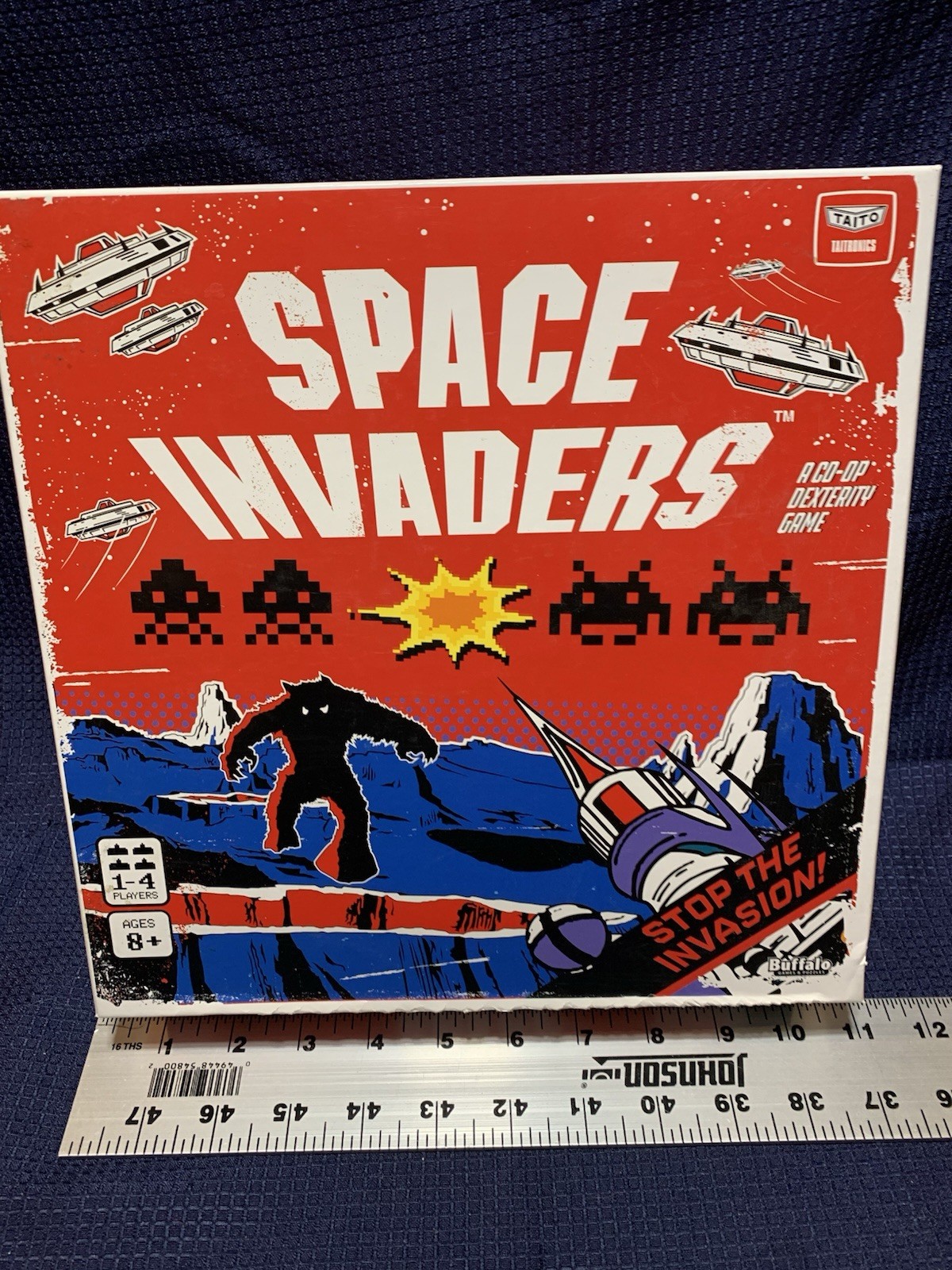 Space Invaders Buffalo Games Video Game Table Top 1-4 players Board Game