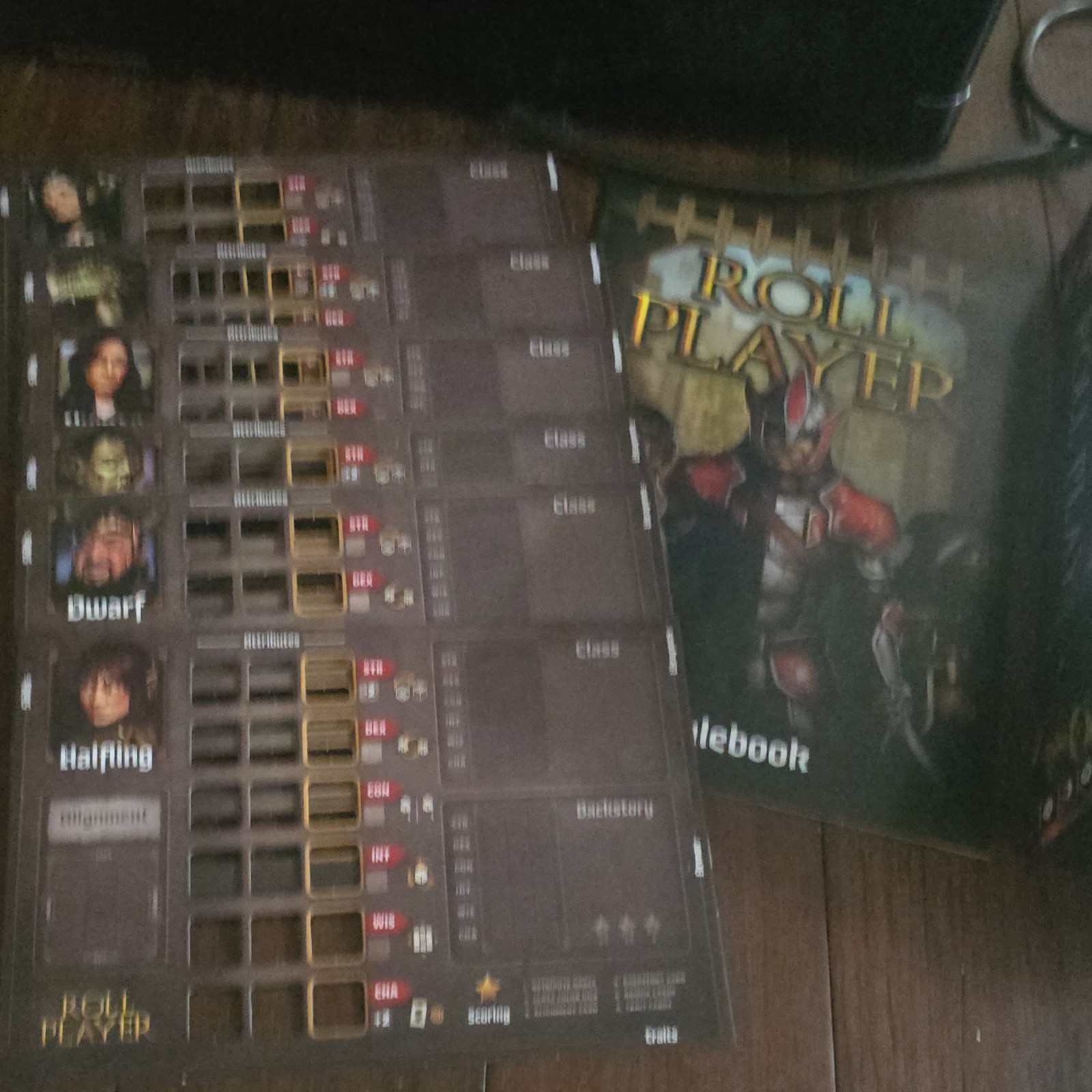Thunderworks Games Roll Player Dice Game Character Creation Fantasy Gently Used