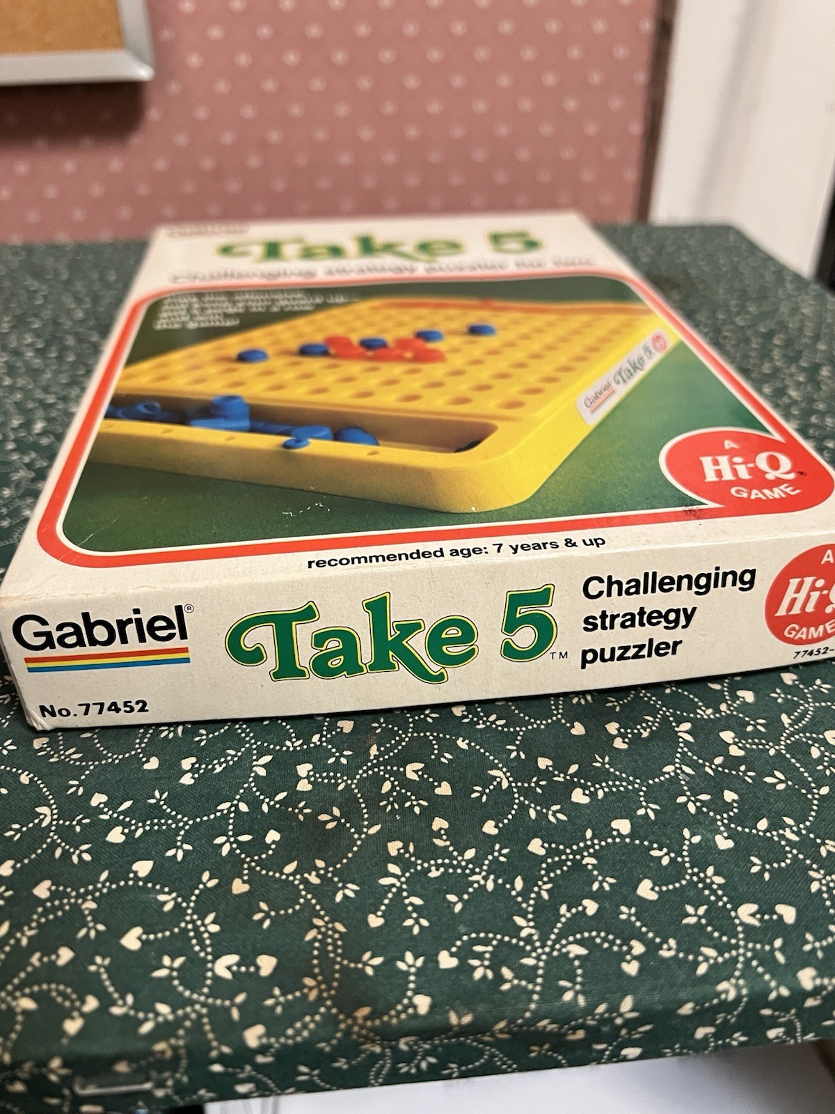 Vintage TAKE 5 1977 Strategy Game Gabriel Hi-Q Complete Game