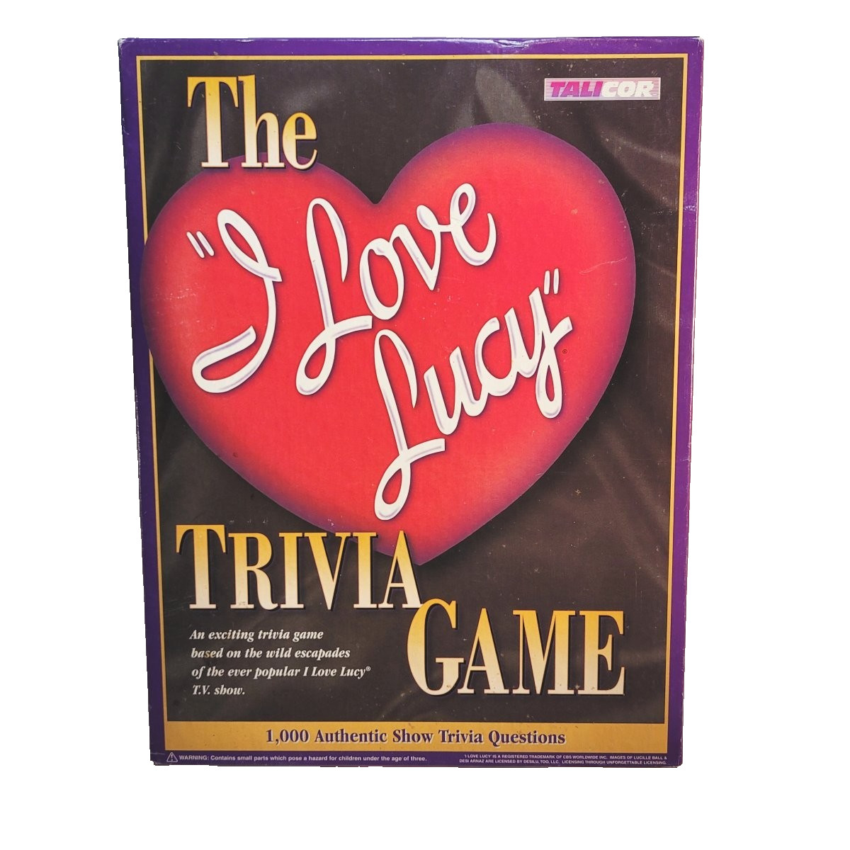 The “I Love Lucy” Trivia Board Game – Talicor 1998