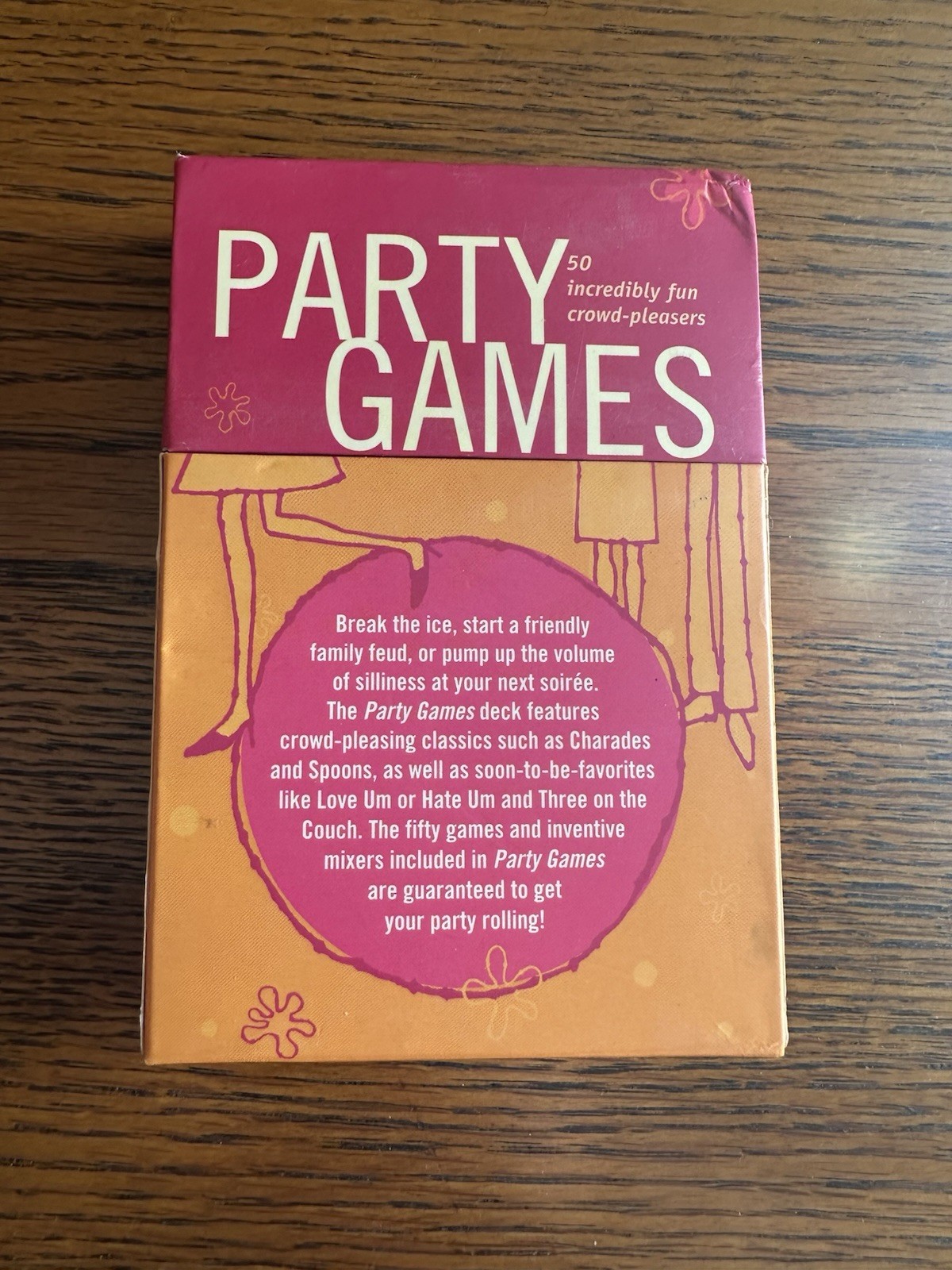 Party Games 50 Incredibly Fun Crowd-Pleasers Game Cards (2002 Compass Labs)
