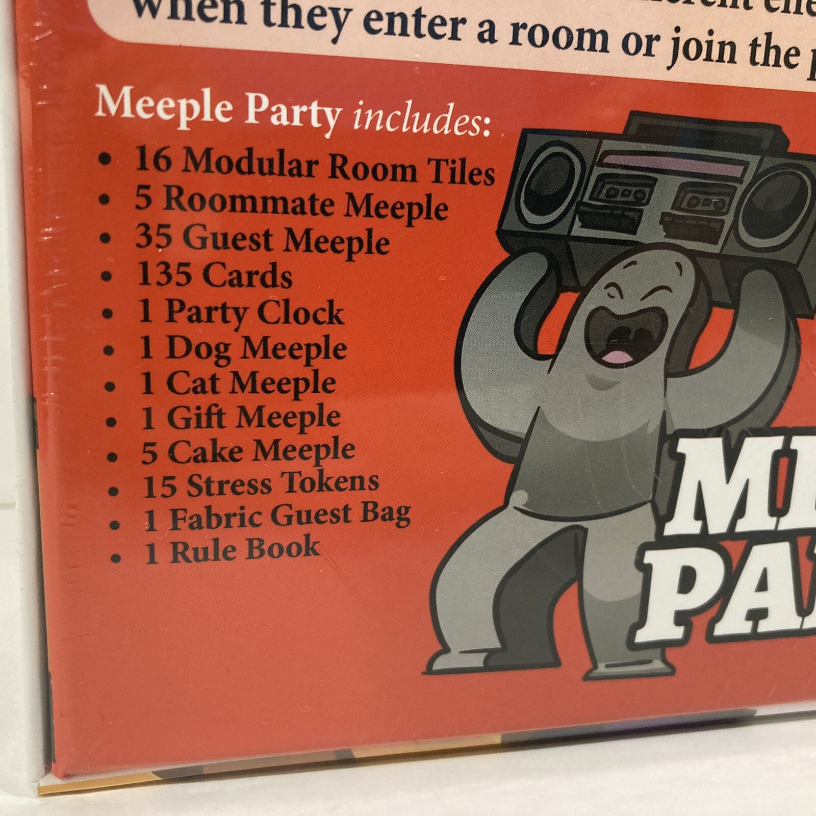 MEEPLE PARTY BOARD GAME English strategy Co-op 9th Level 2019 Oop NEW SEALED