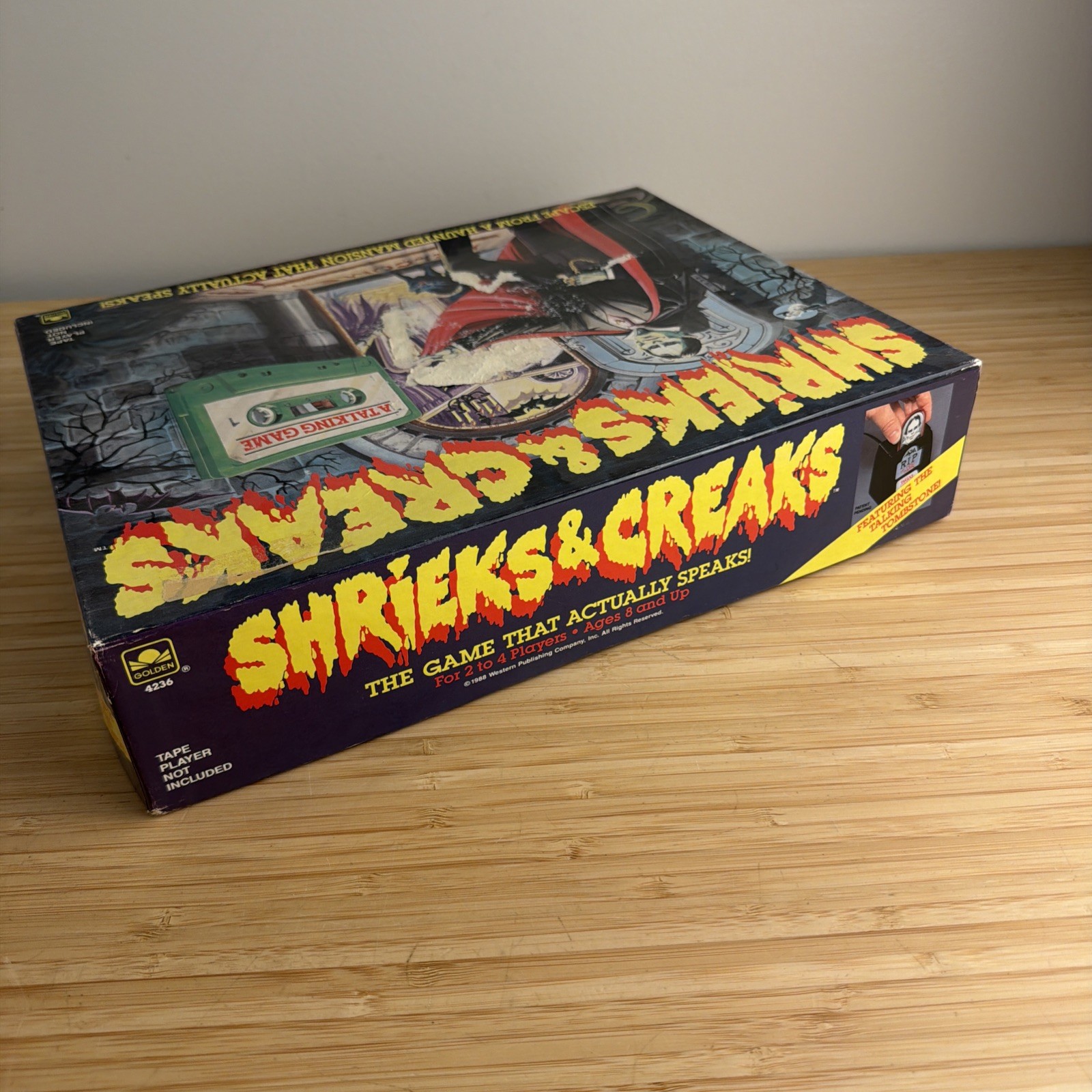 Shrieks Creaks Talking Horror Board Game Vintage 1988 Complete!