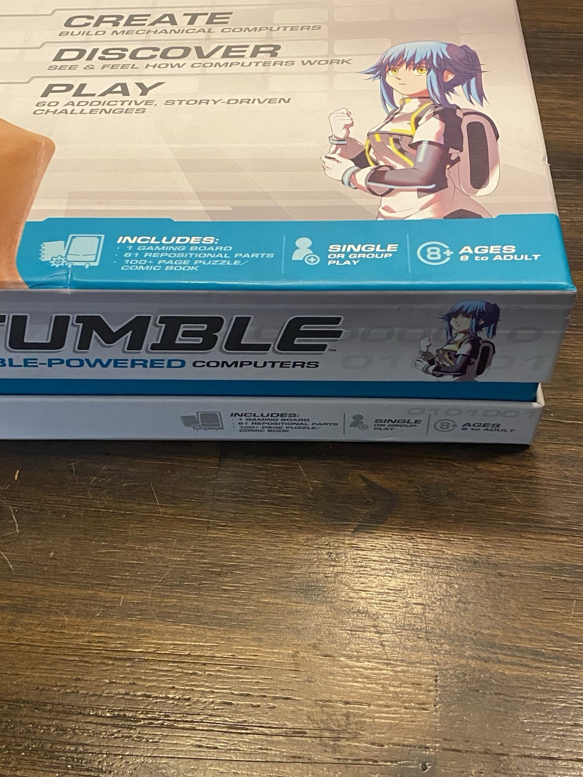 *Open Box* Turing Tumble Build Marble-Powered Computers Coding Anime School Game