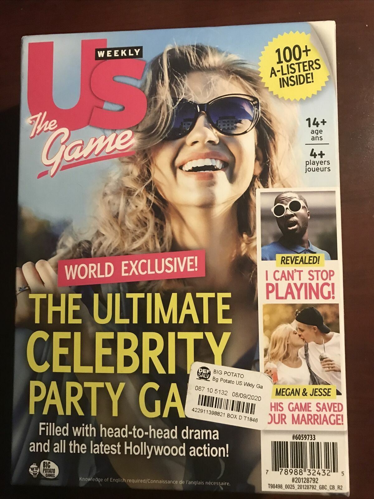 US Weekly Celebrity Party Game Ages 14+ Family Trivia Board Game 4+ Players Comp