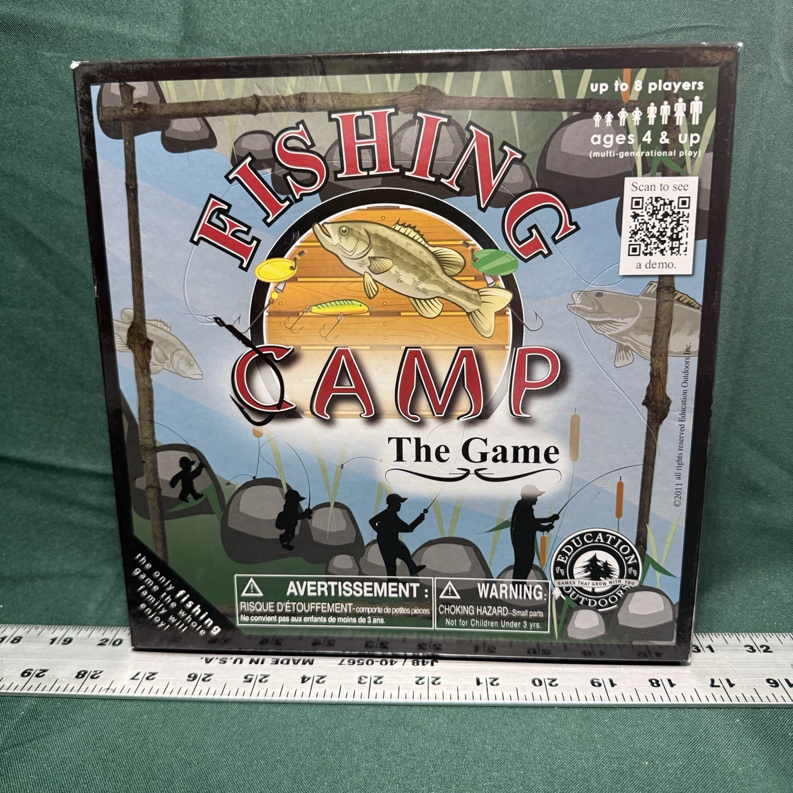 Fishing Camp the Game Family Fun Trivia Multiple Levels 2011 -Ships Free!