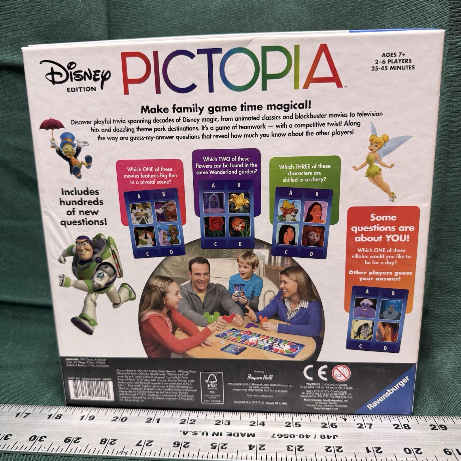 Pictopia Disney Edition Board Game Ravensburger Family Trivia Complete