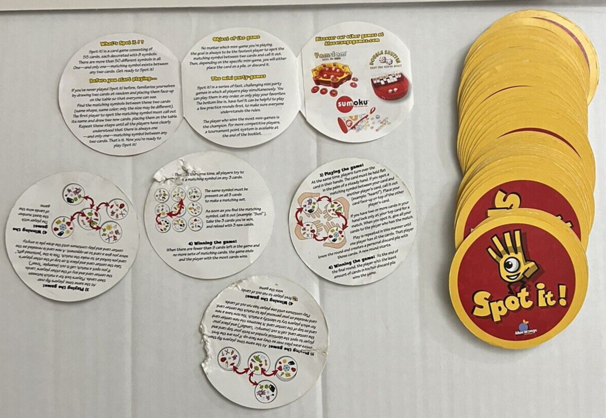 Spot It! Party Game Classic Card Game – Game for Kids – Age 6+ – 2 to 8 Players