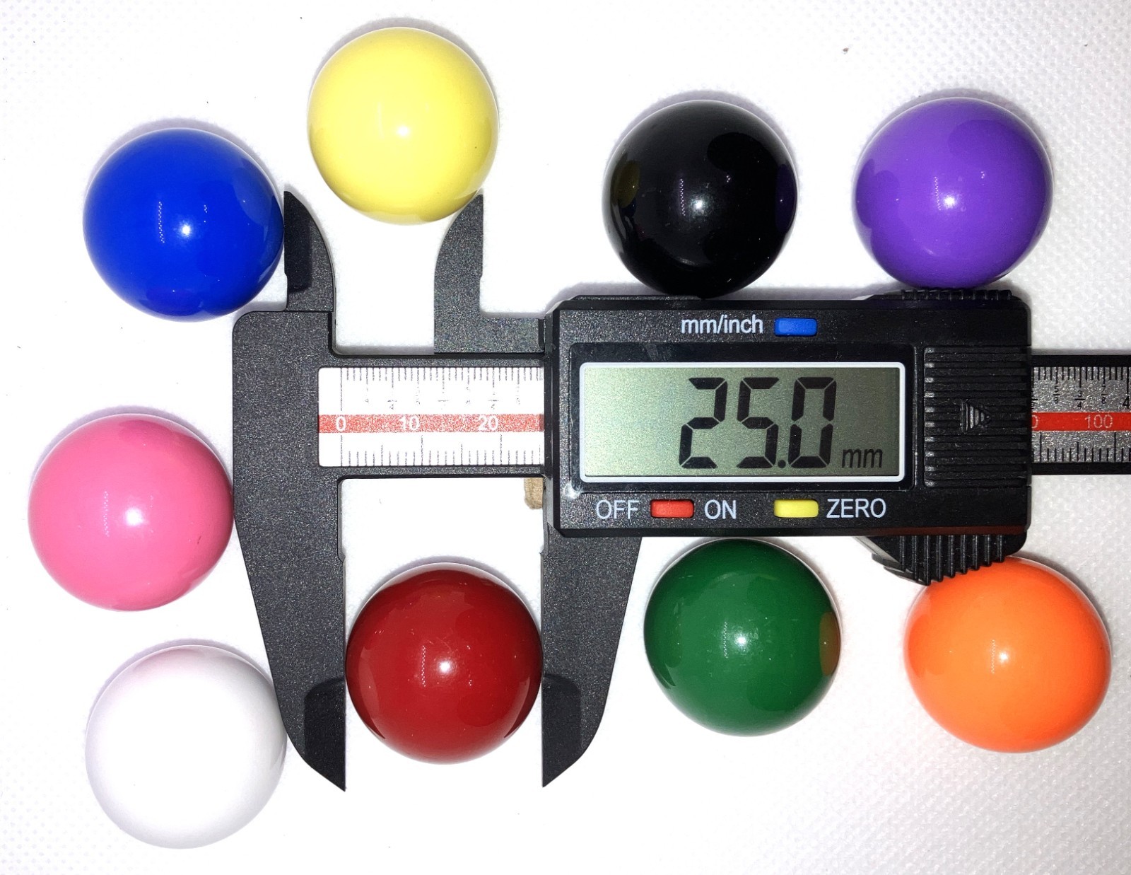1 INCH Marbles PINK 25mm 36 Opaque 1″ IN Acrylic Plastic Marbles Board Games