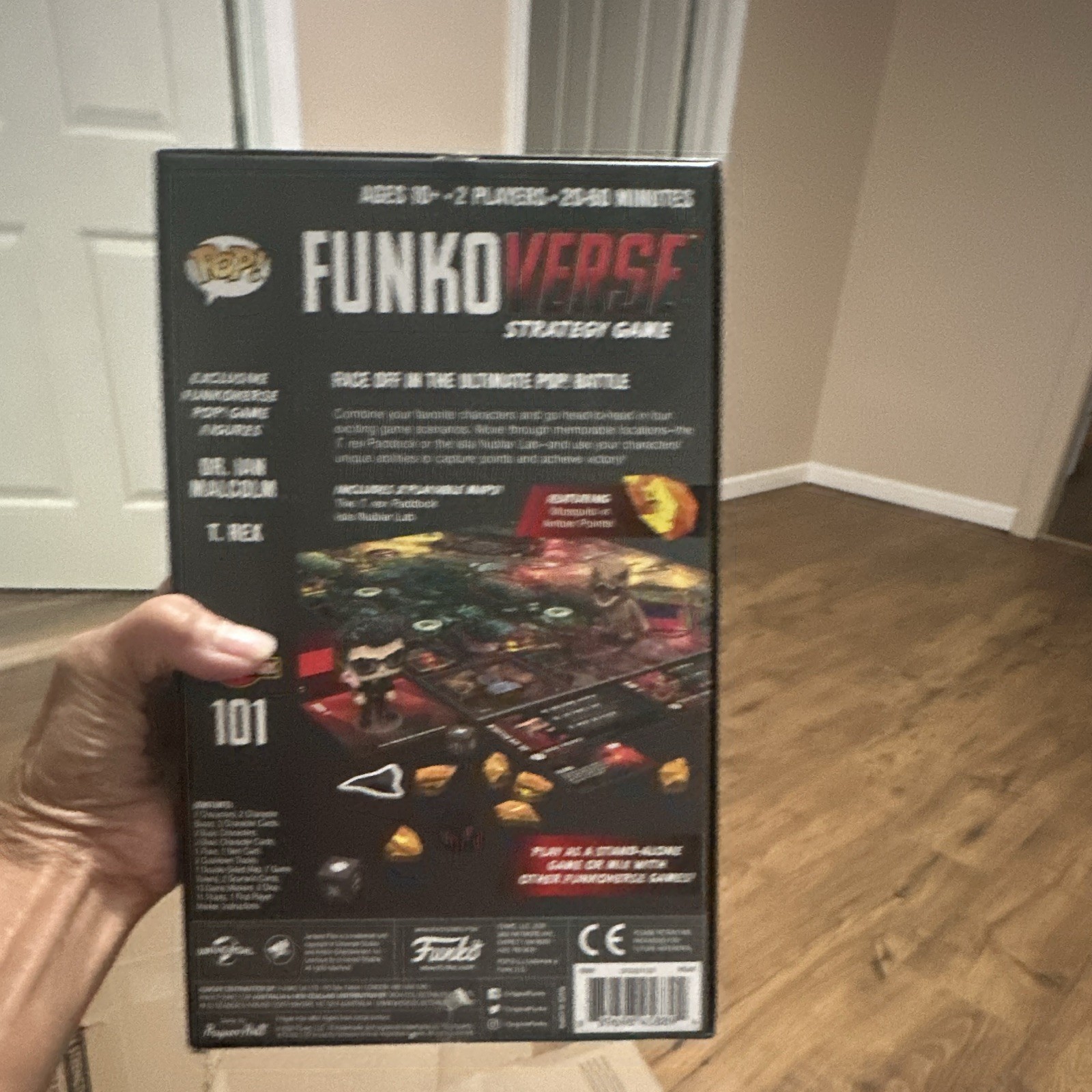 Funko Funkoverse Strategy Game Jurassic Park Exclusive Figures 2 Players 10+ 101