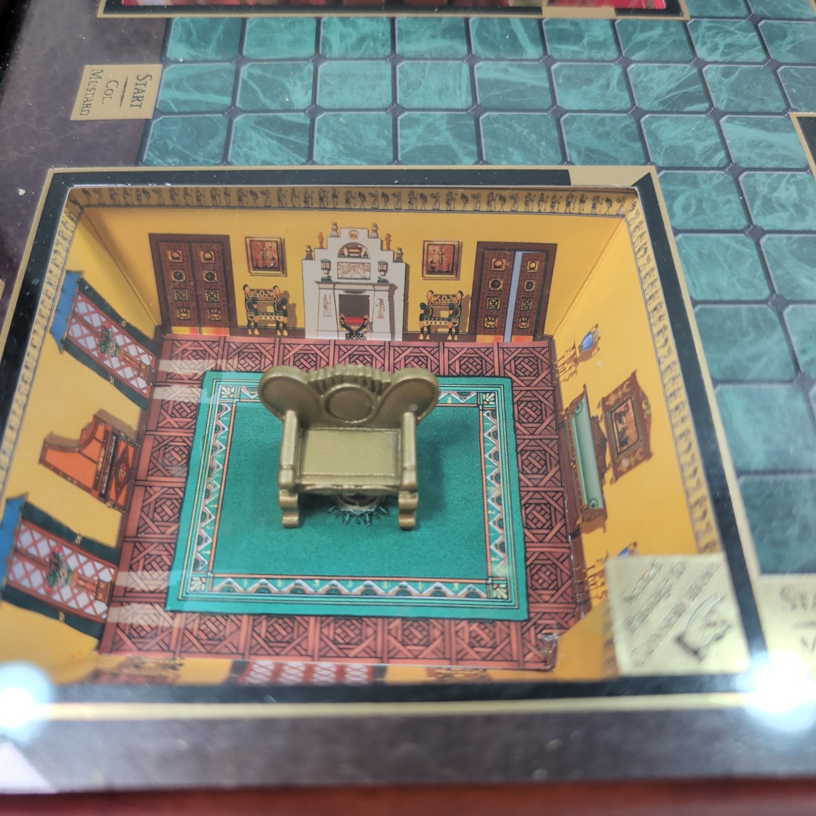 Clue Premier Collector’s Edition Restoration Hardware 3D Wooden Board Game 2007