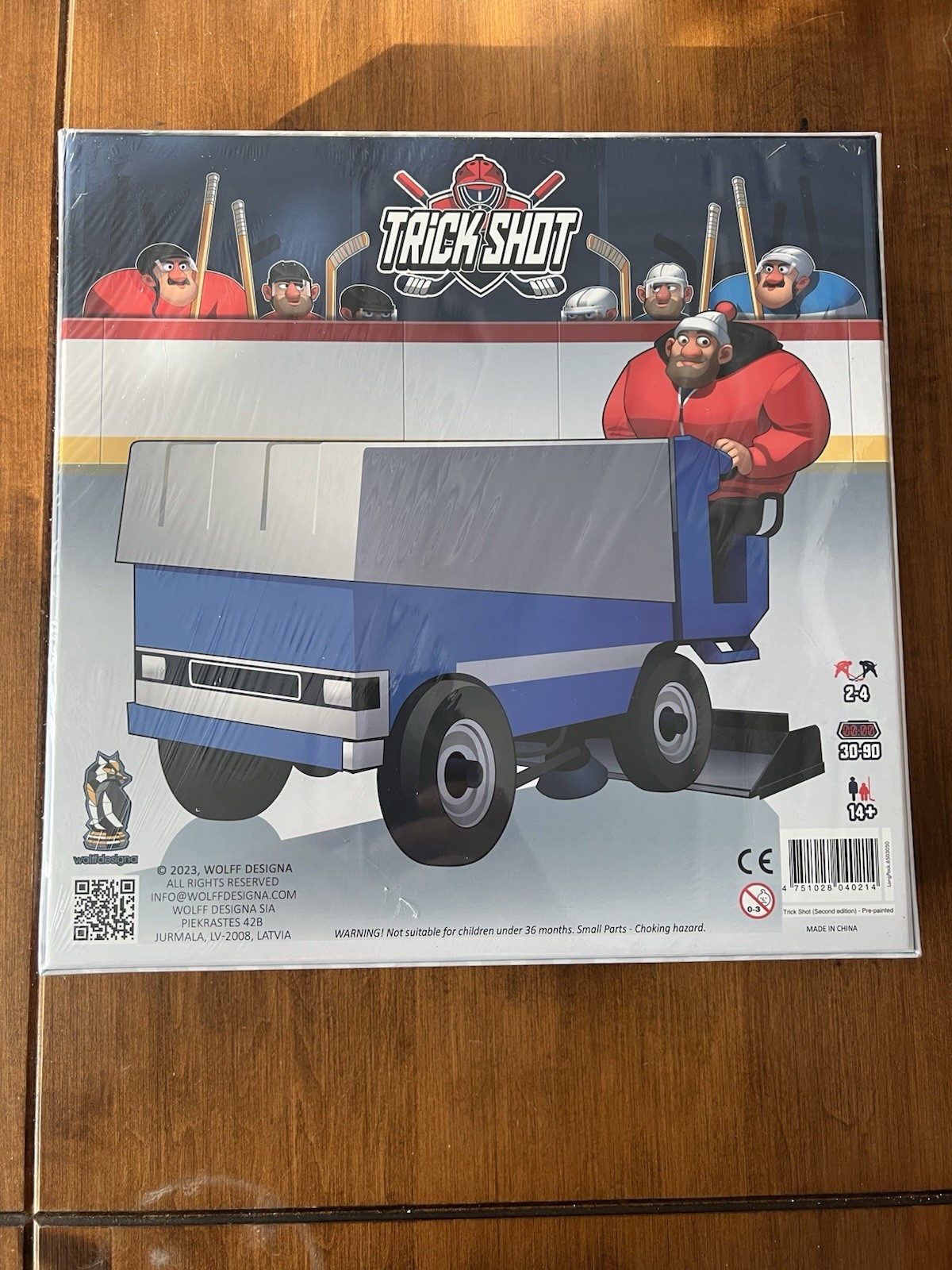 New – Wolfe Designa Trick Shot Second Edition Hockey Board Game 2 players 2023