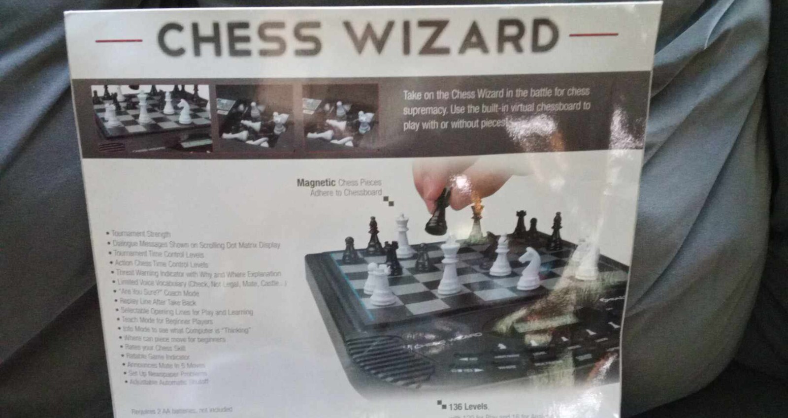 New Excalibur Chess Set Wizard Box Electronics Board Game