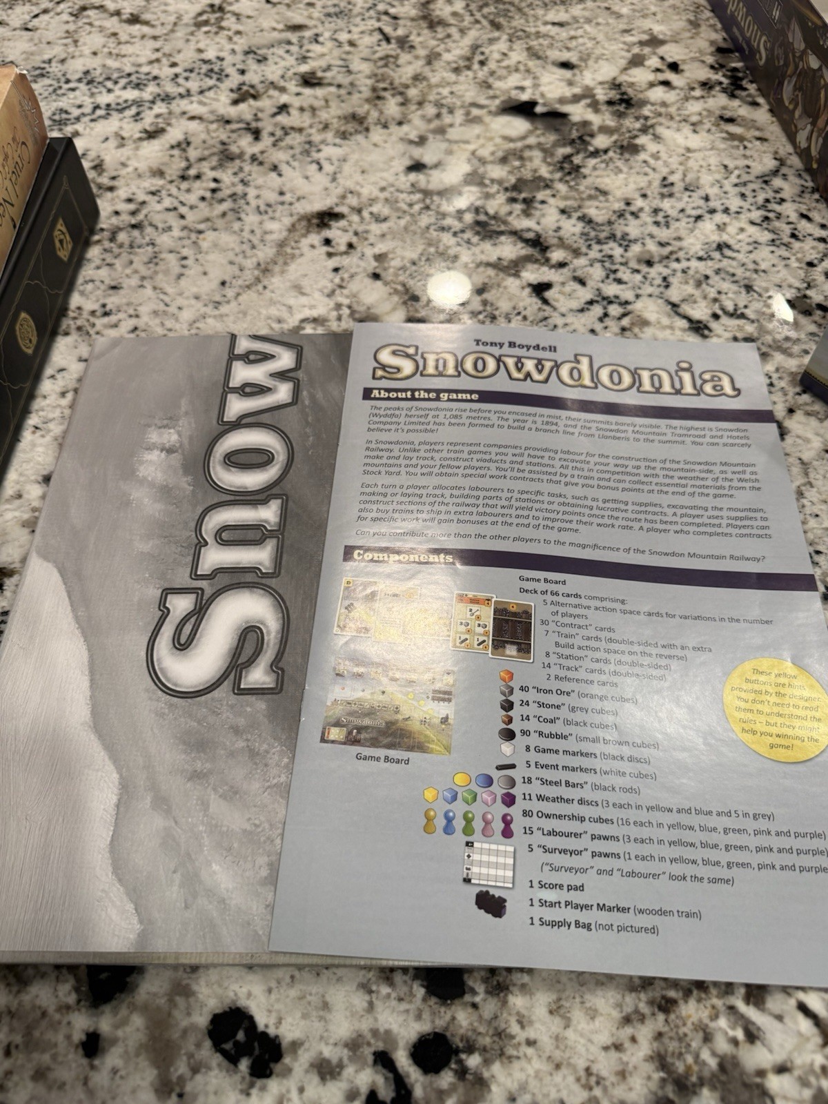 Snowdonia Indie Boards & Cards Excellent Condition Played Once