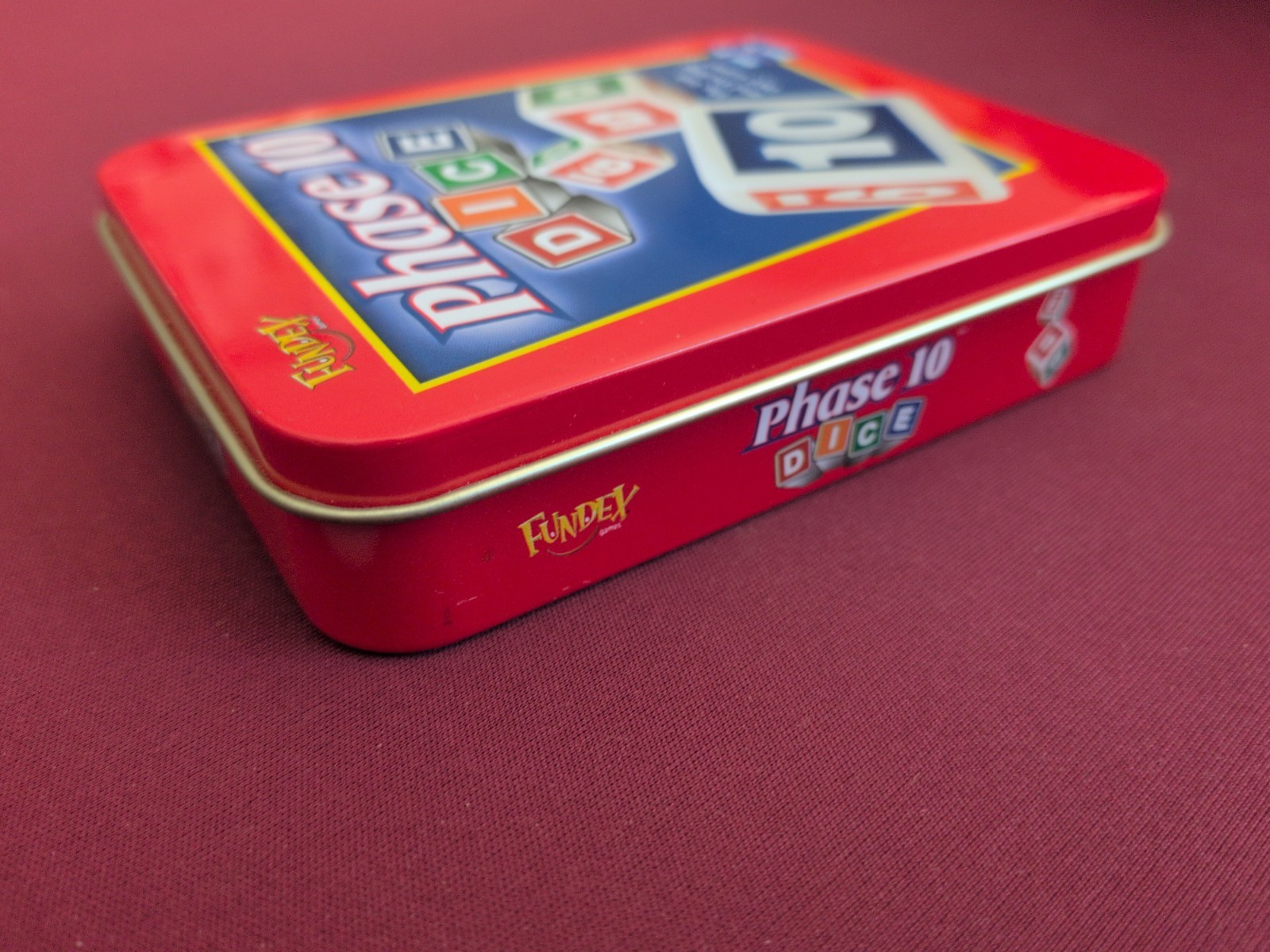 Phase 10 Dice Game – Fundex 2002 – Complete With Rules And Score Pad