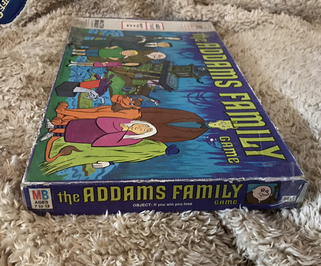 Vintage 1974 Milton Bradley The Addams Family Board Game In Original Box