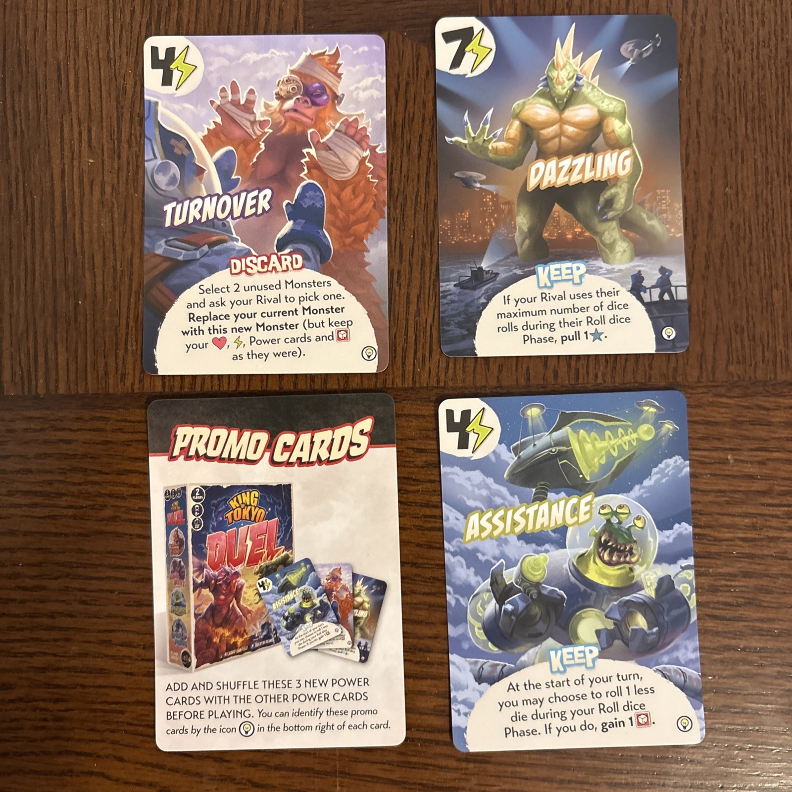 King of Tokyo Duel Promo Card Pack￼