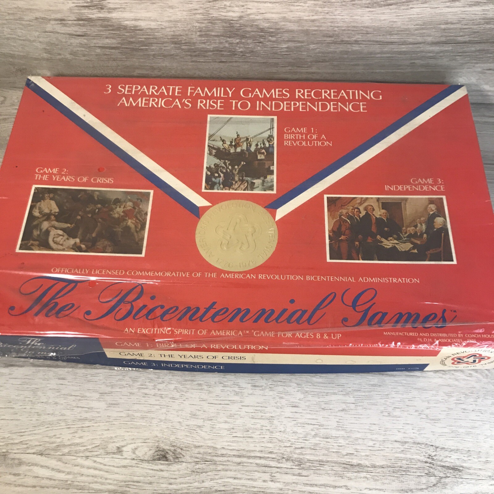 Coach House The Bicentennial Games: An Exciting “Spirit of America” Game For 8+