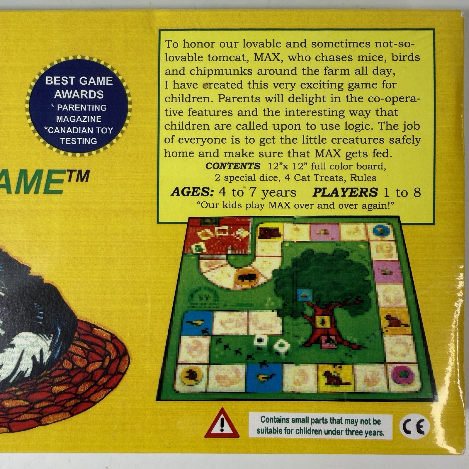 Sealed Family Pastimes Max A Co-Operative Board Game Ages 4-7 Players 2-8 New
