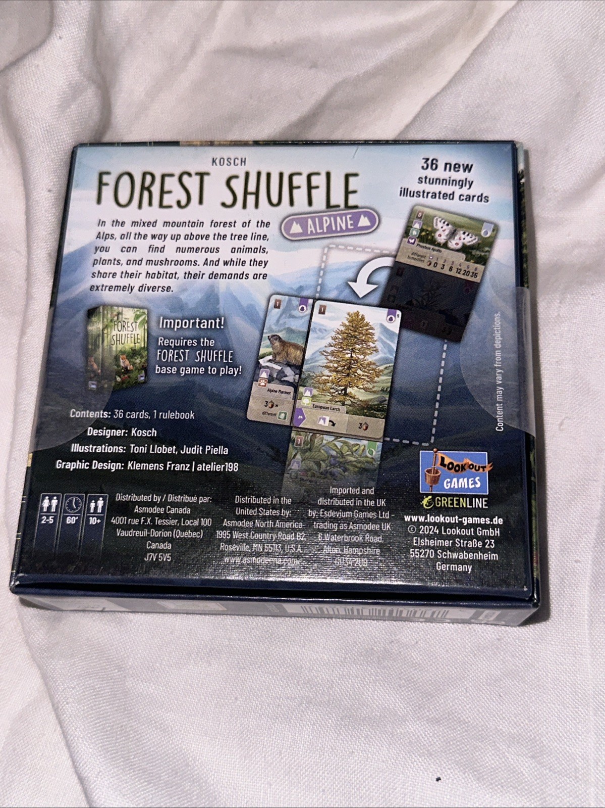 Forest Shuffle Alpine Board Game Expansion By Lookout Games NEW