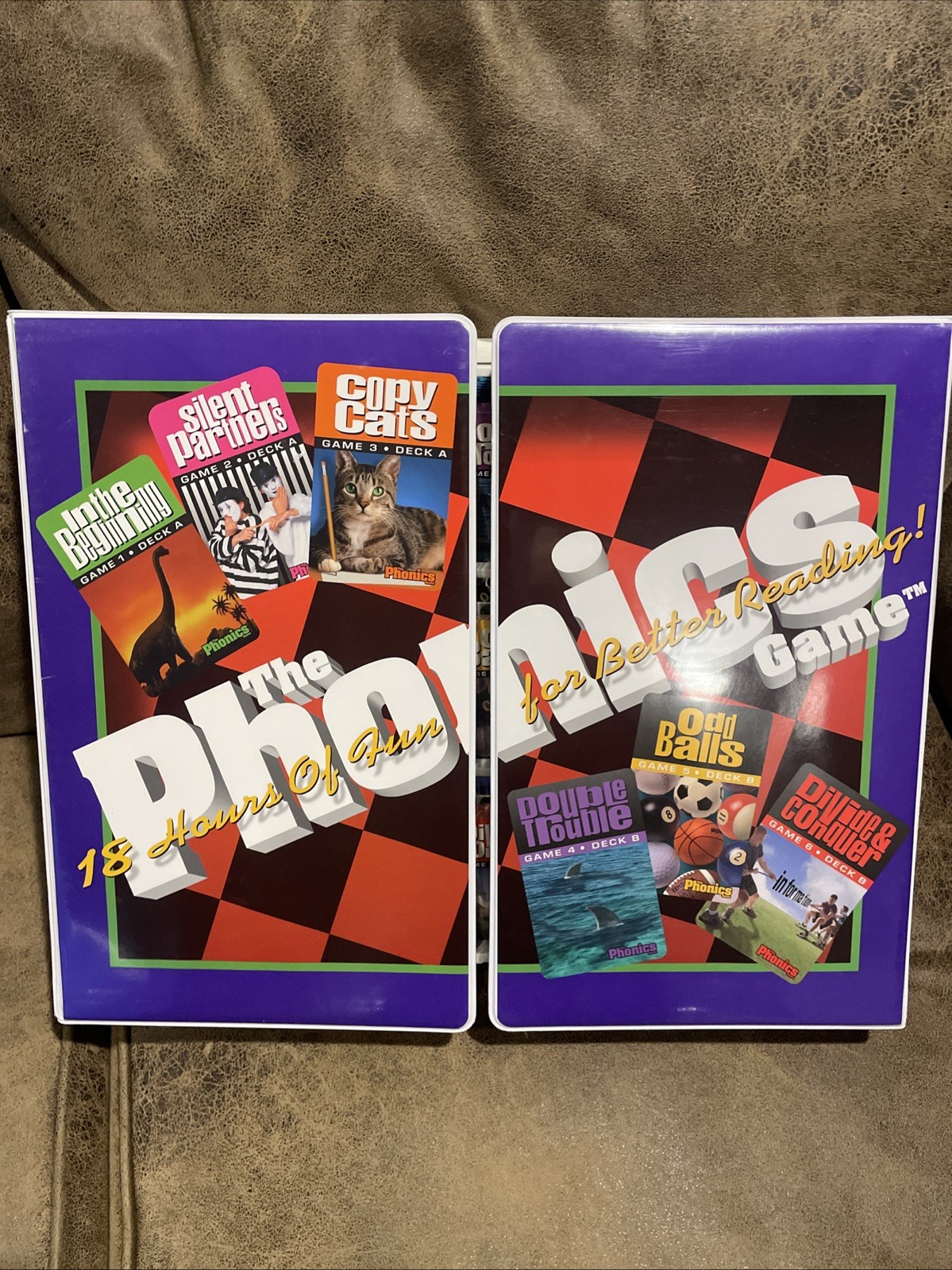 Vintage 1994 The Phonics Game – A Better Way Of Learning Educational Hardly Used